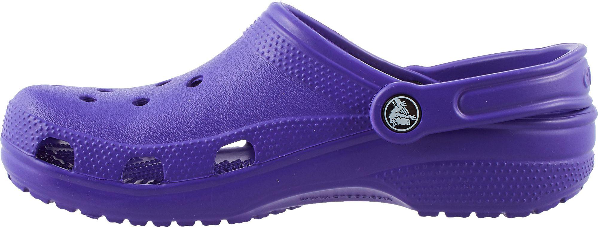 purple classic crocs
