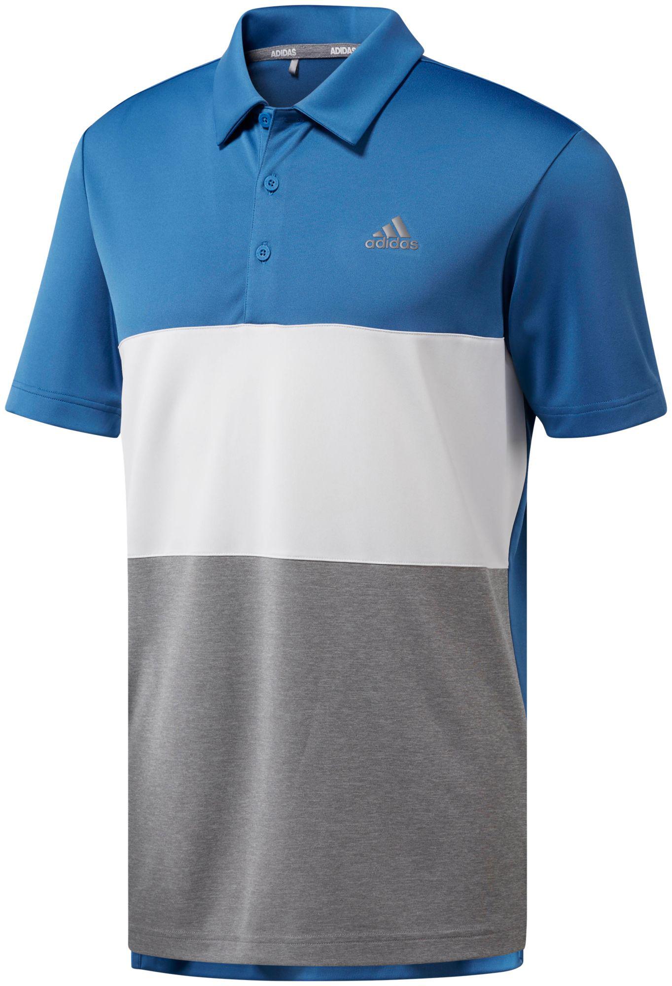 adidas colorblock polo