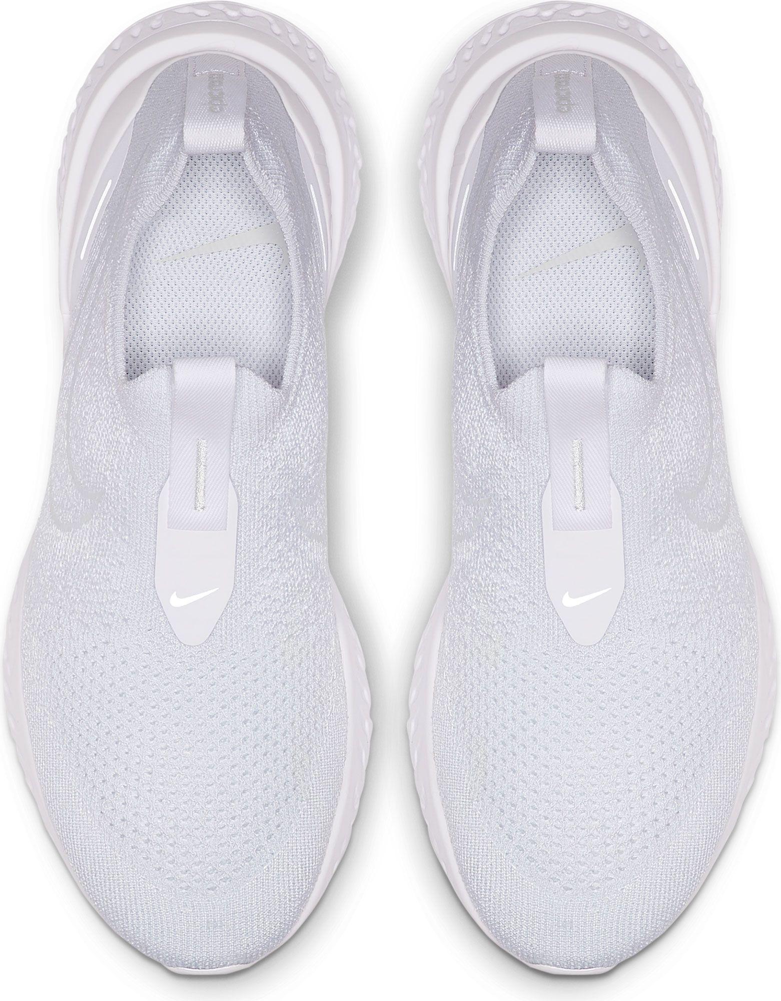 nike epic phantom react flyknit white pure platinum