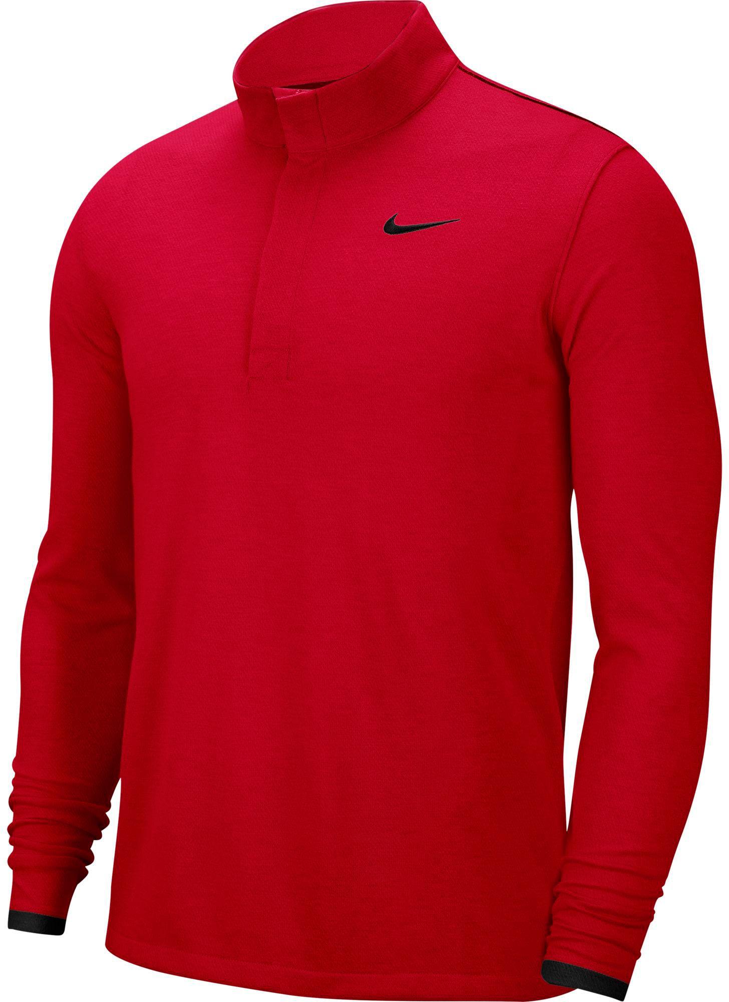 Nike Dri-fit Victory 1⁄2 Zip Golf Pullover in University Red (Red) for Men  | Lyst