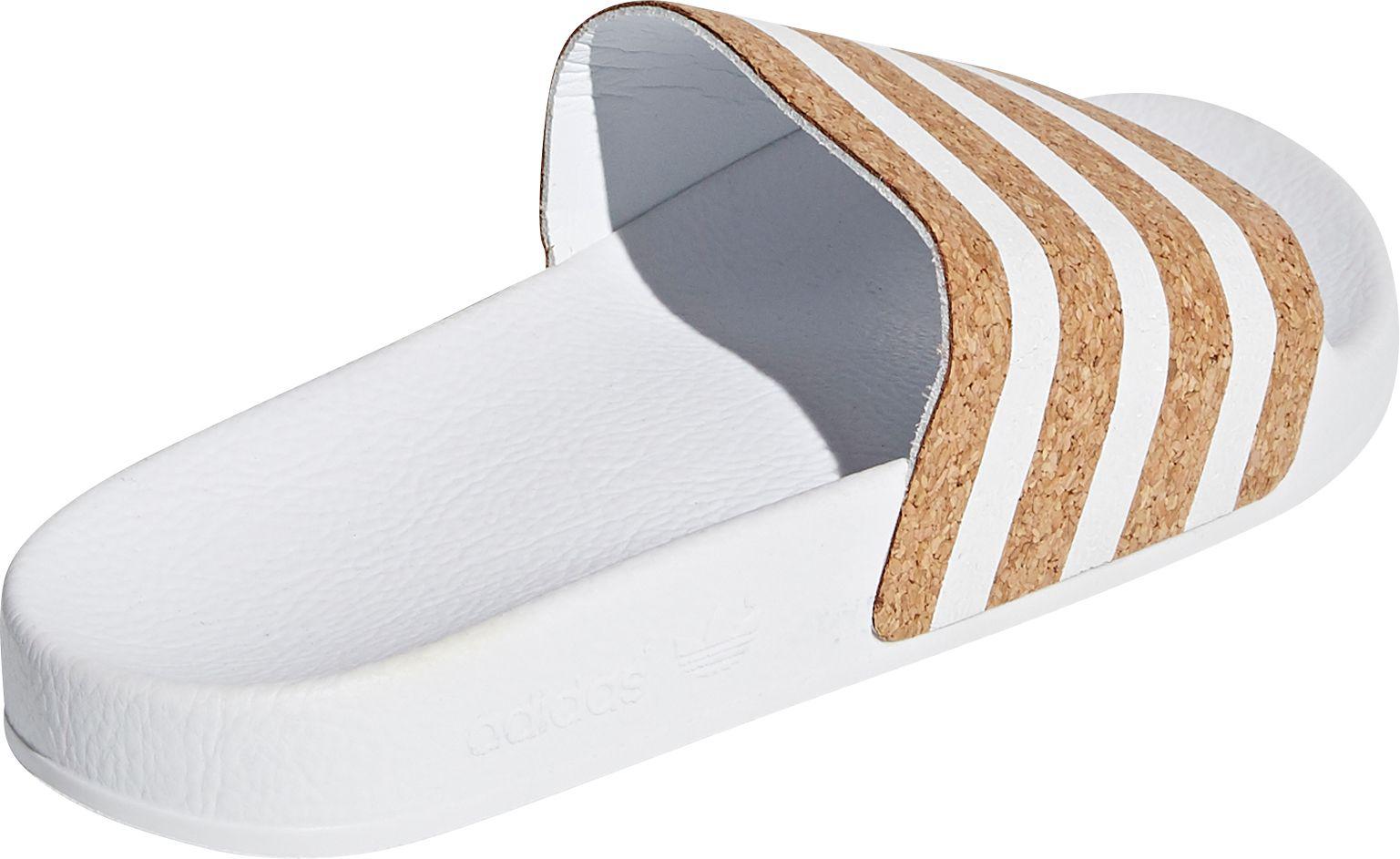 adilette cloudfoam plus cork slides