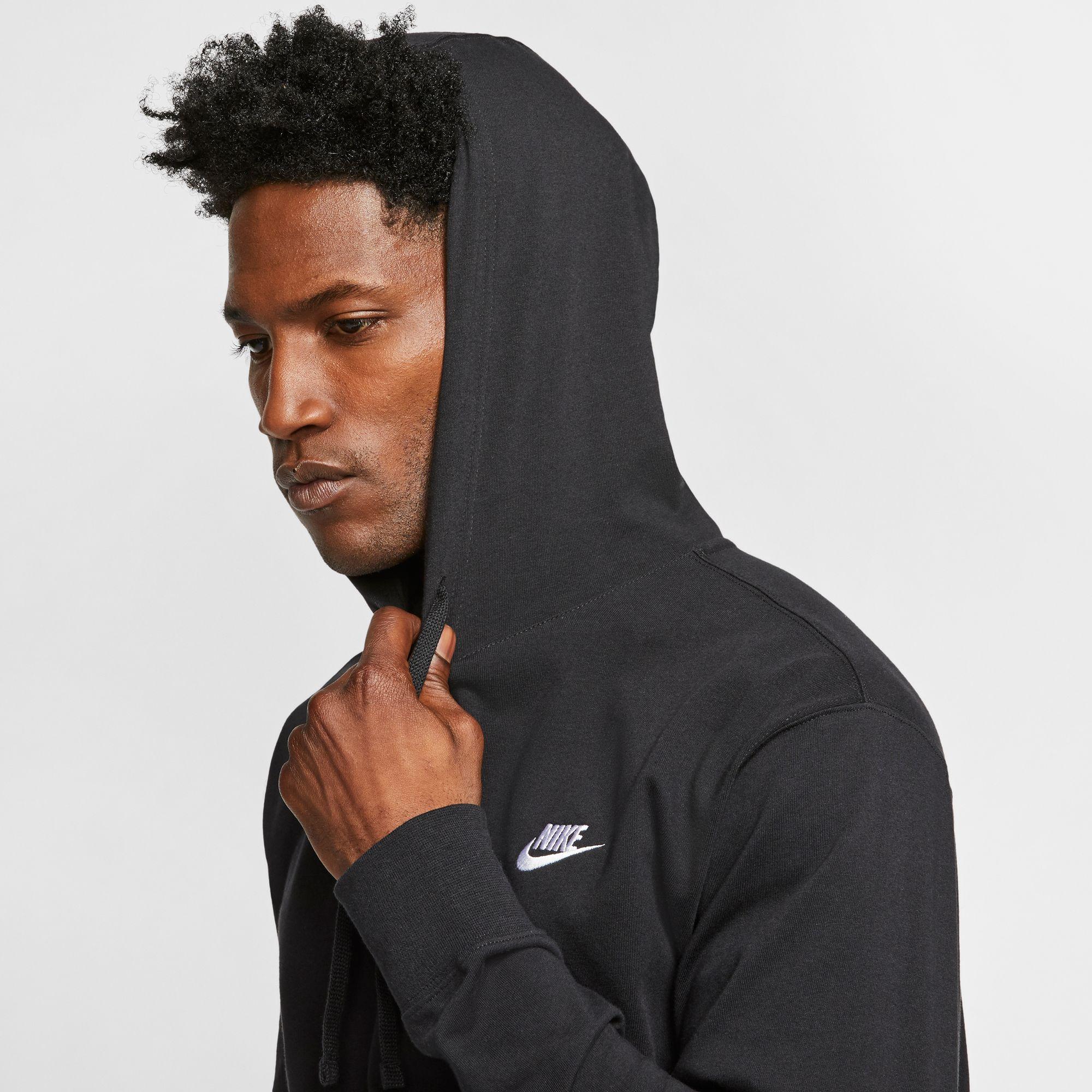 men's nike sportswear club jersey pullover hoodie