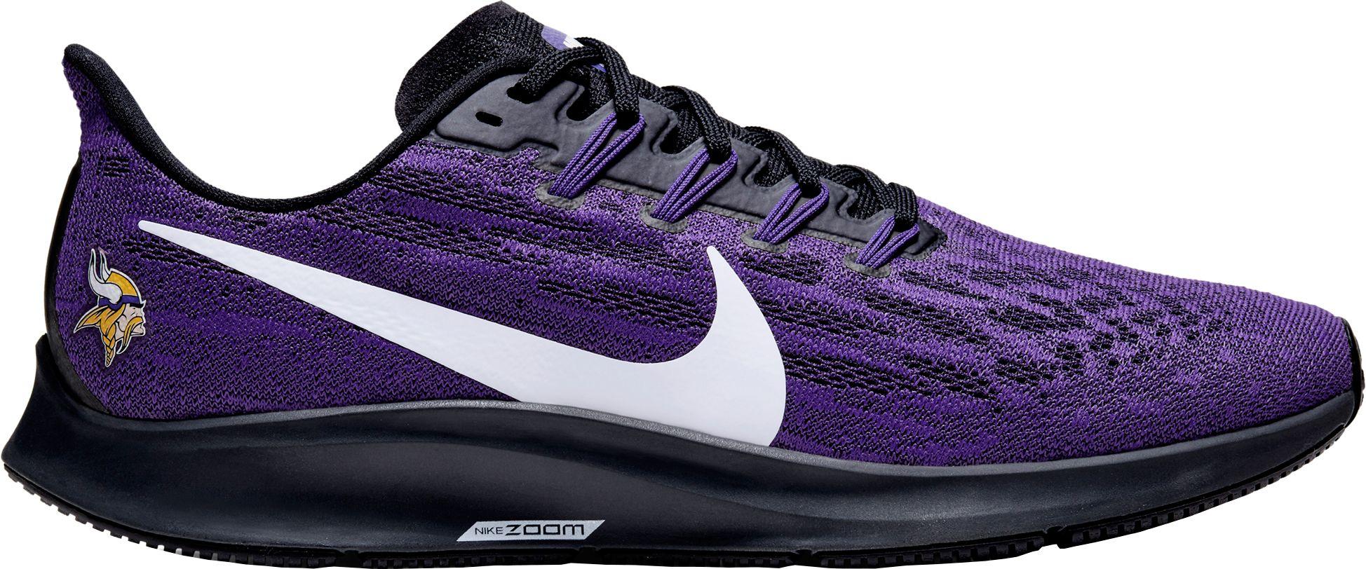 nike air zoom pegasus 36 in vikings purple and gold