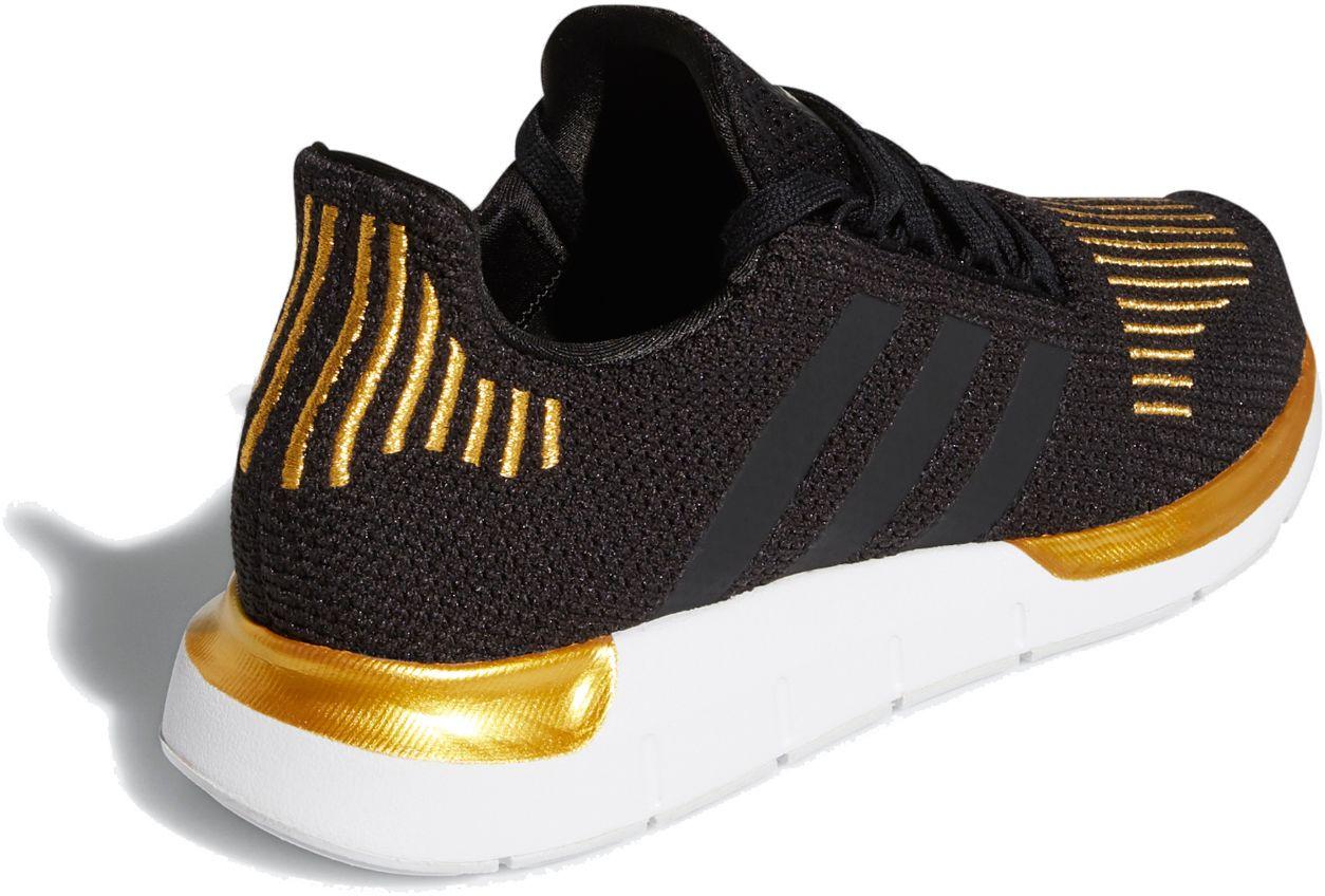 adidas Originals Swift Run Shoes in Black/Metallic (Black) - Lyst