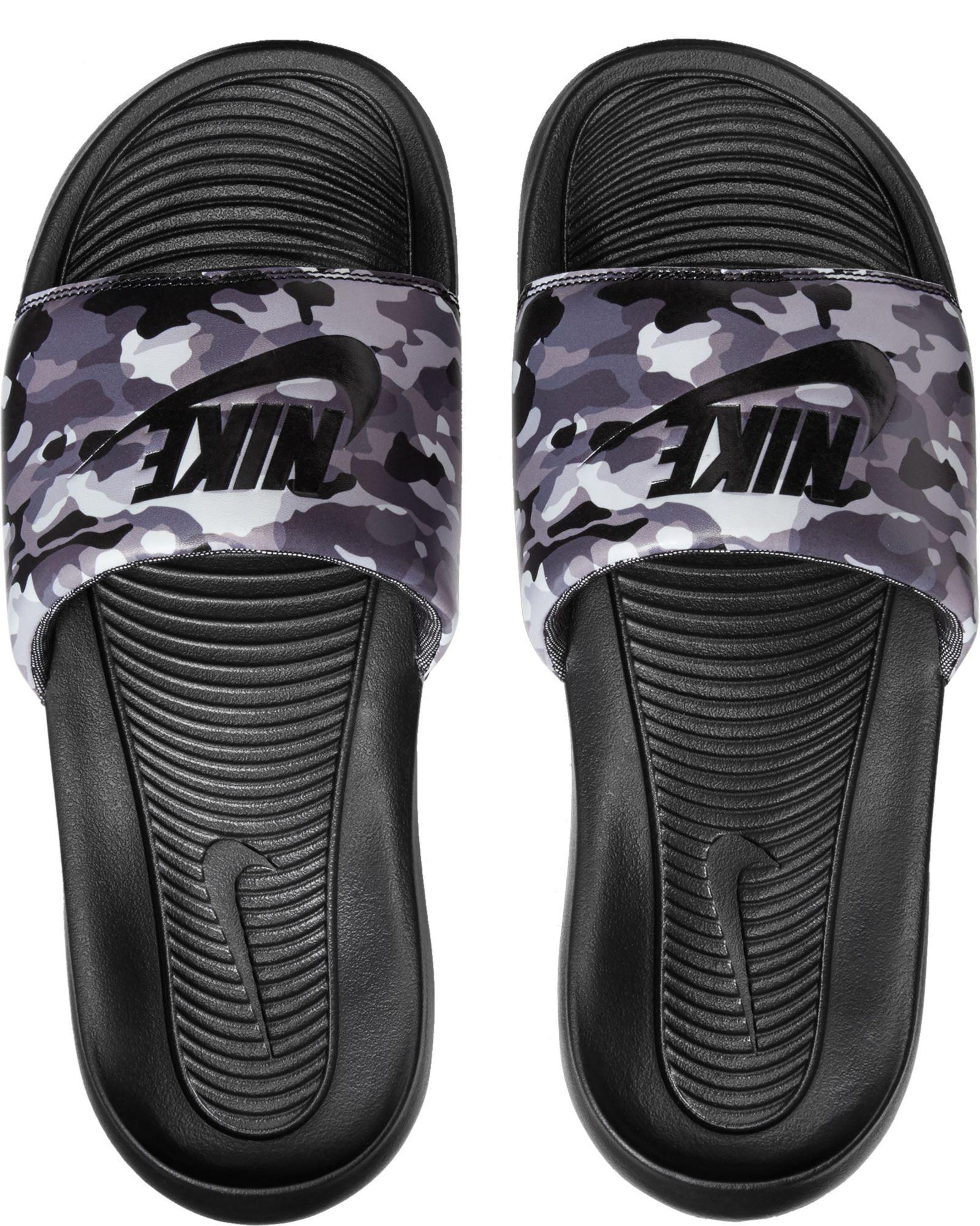 Nike Victori One Slides in Black/Grey/White (Gray) for Men Lyst