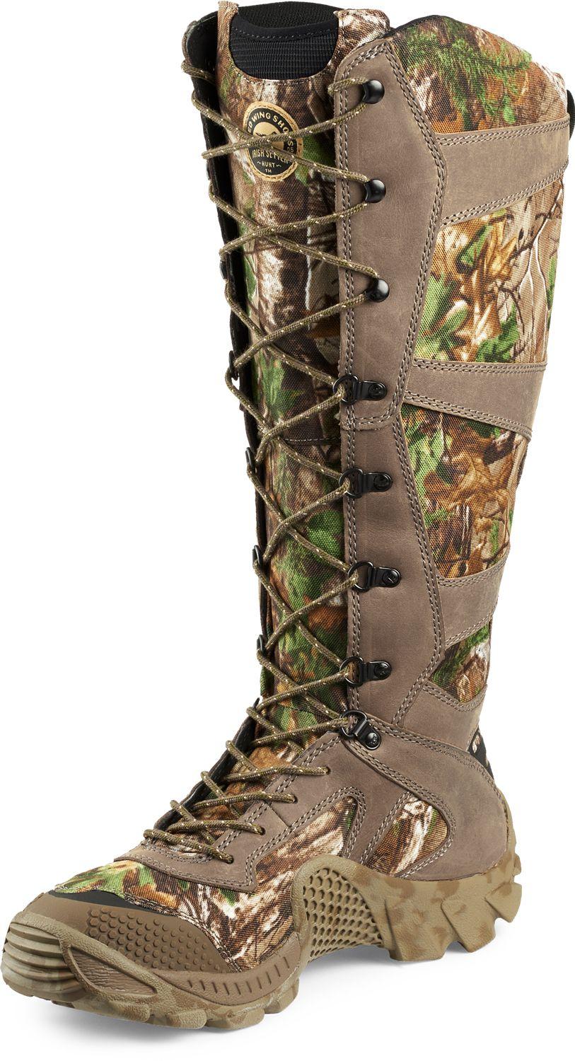 Irish Setter Vaprtrek 17'' Ultradry Waterproof Snakeguard Field Hunting Boots in Green for Men