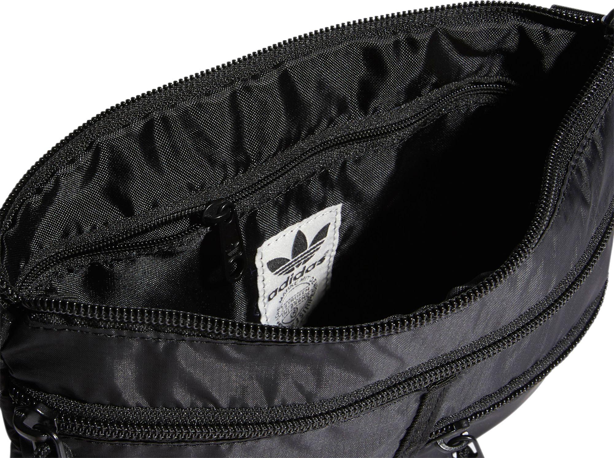 adidas Originals Flat Crossbody Bag in Black - Lyst