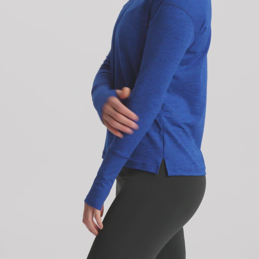 half zip pullover women's nike