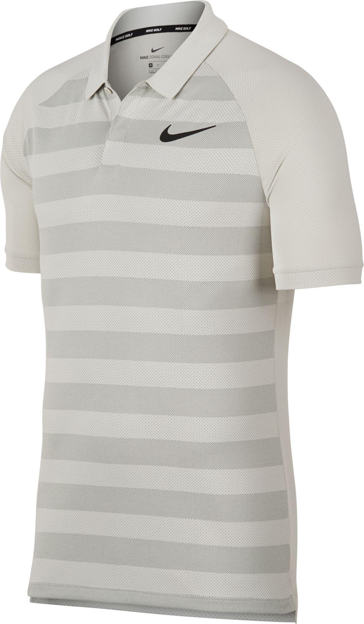 nike golf zonal stripe polo shirt
