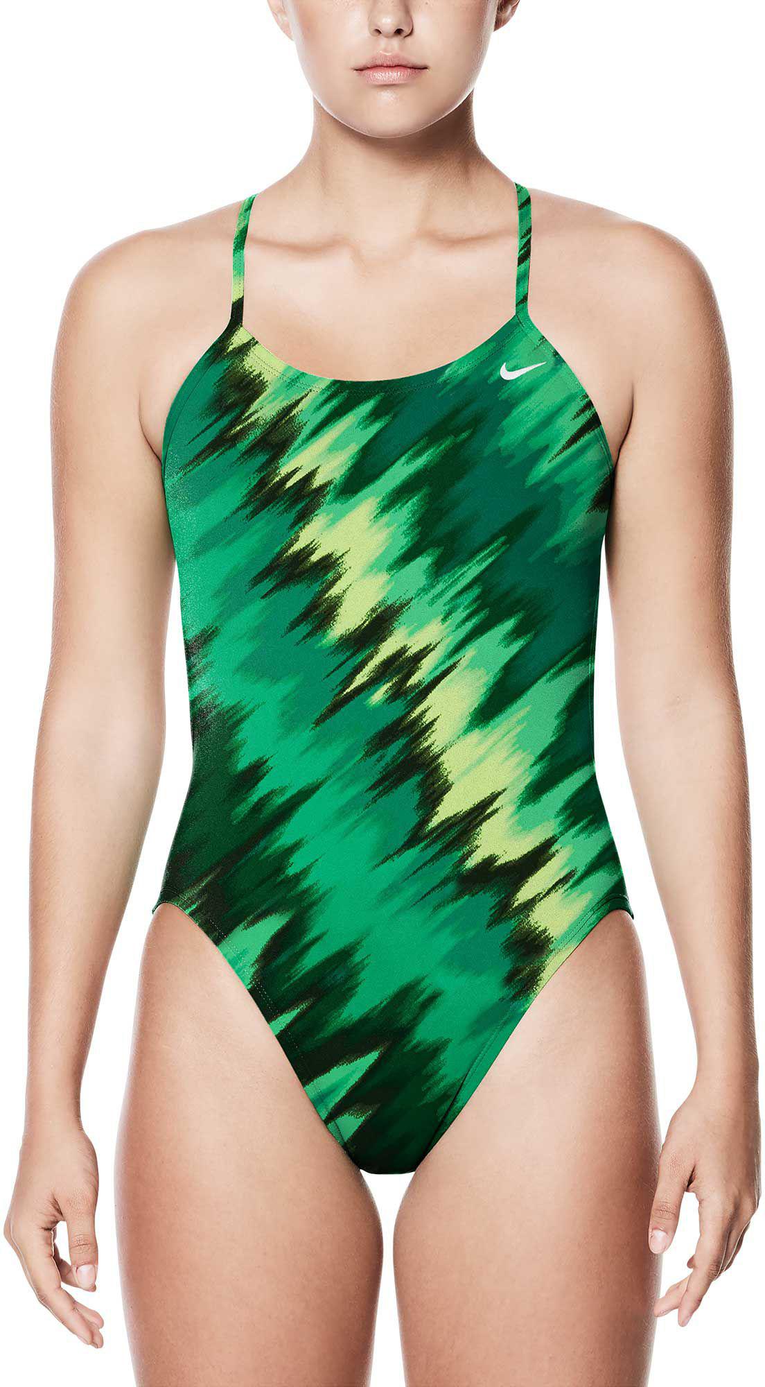 nike immiscible cut out tank one piece swimsuit
