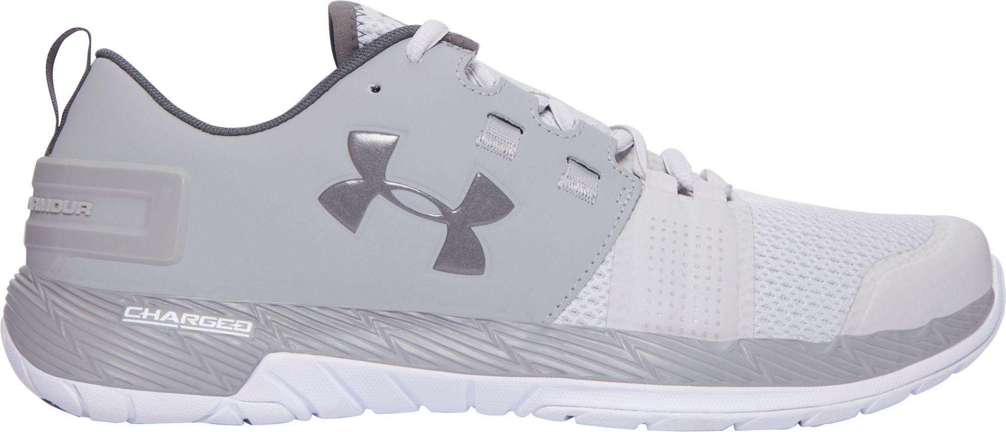 men's under armour gray shoes