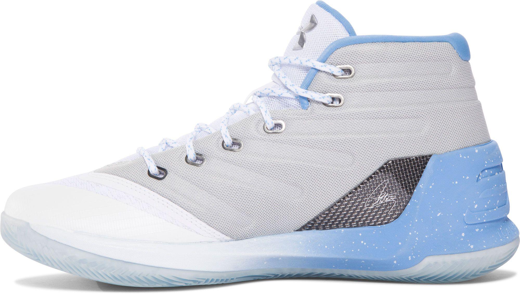 curry 3 white blue