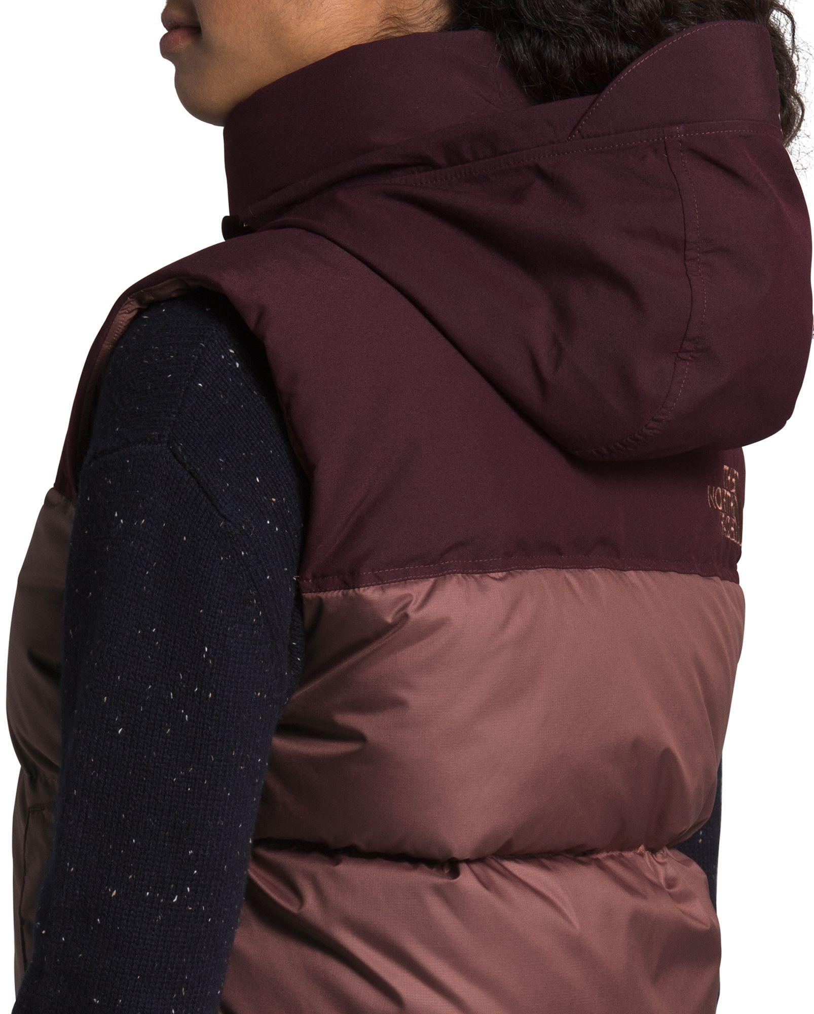 The North Face Synthetic Eco Nuptse Down Jacket In Brown Save 28 Lyst
