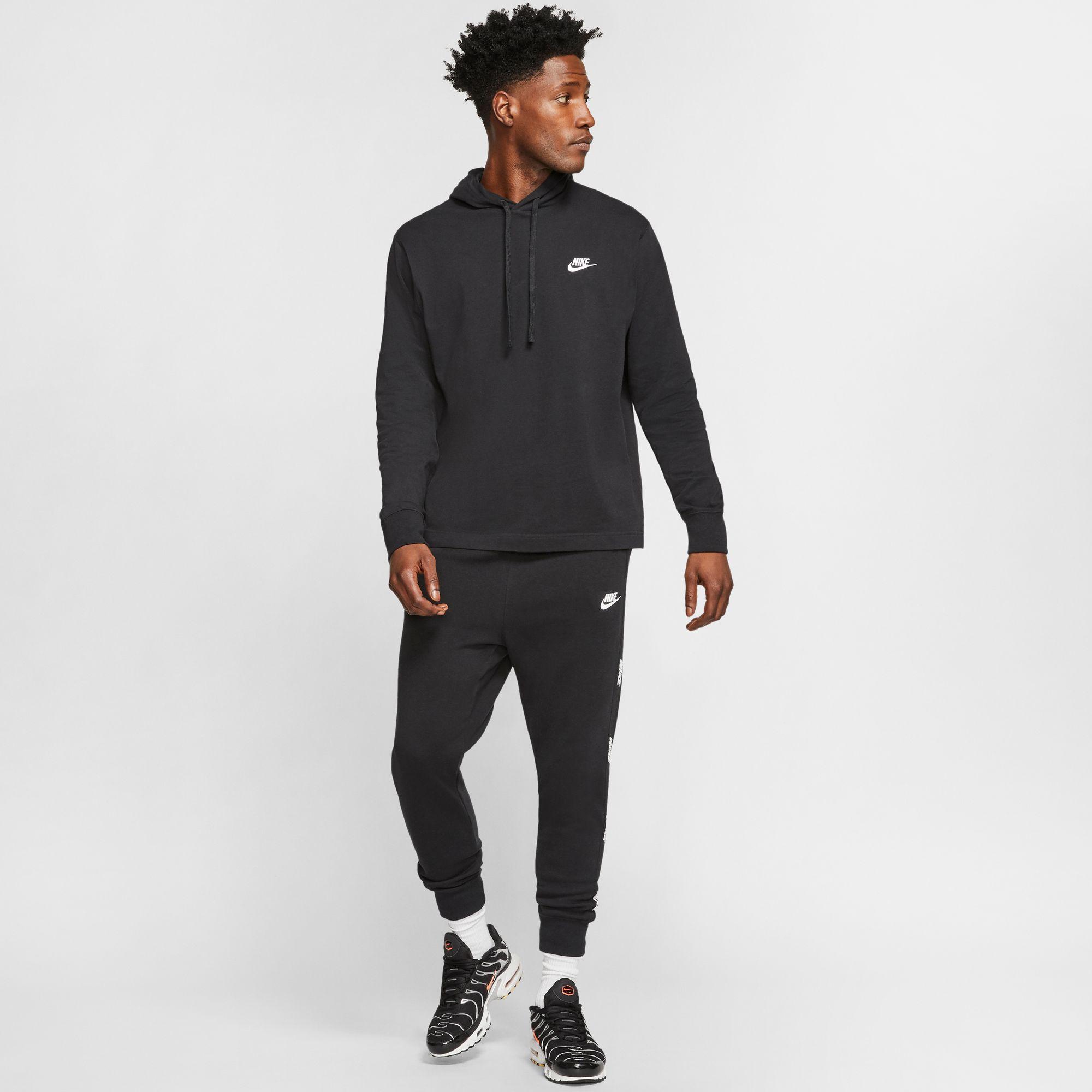men's nike sportswear club jersey pullover hoodie
