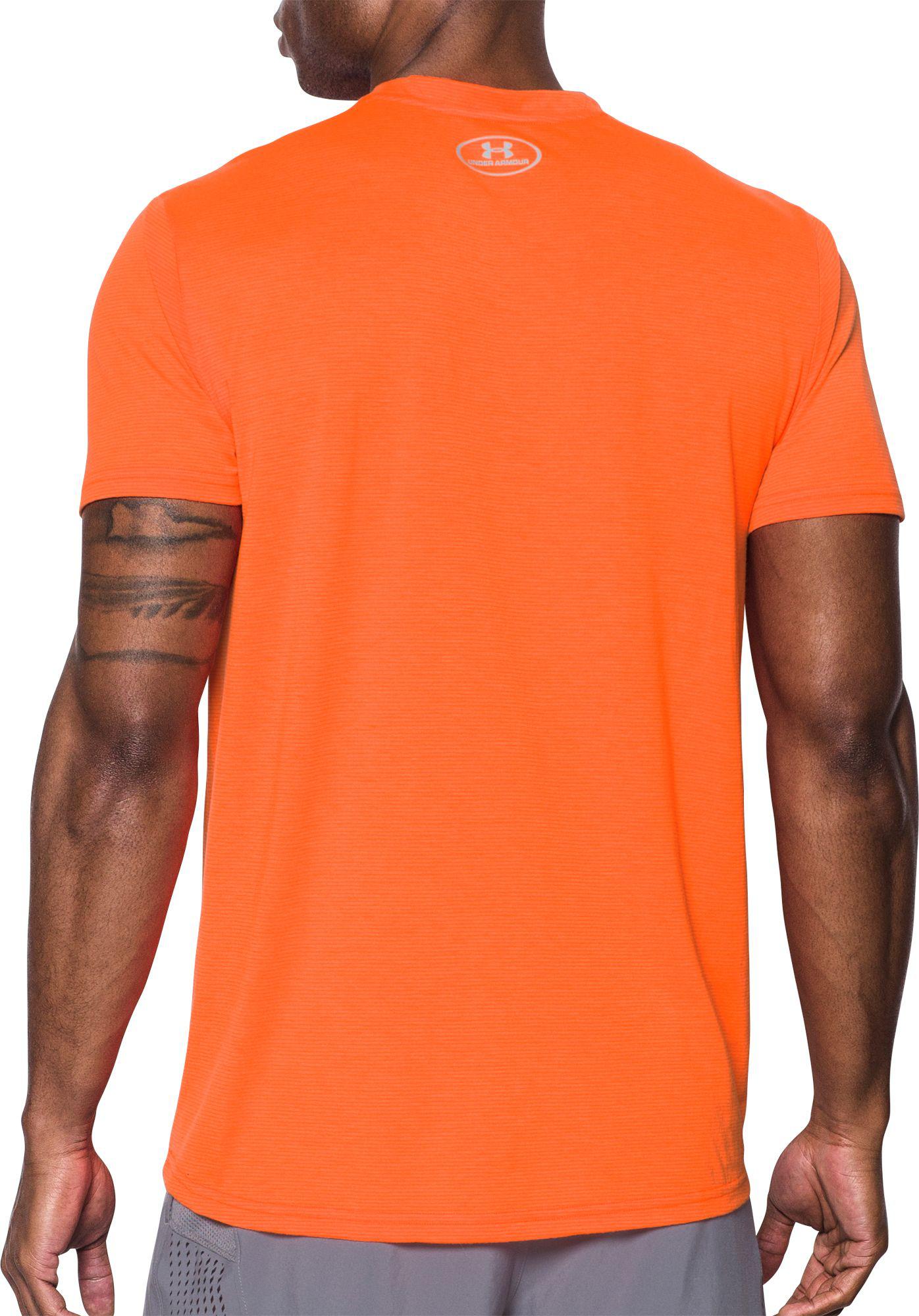 orange under armour t shirt