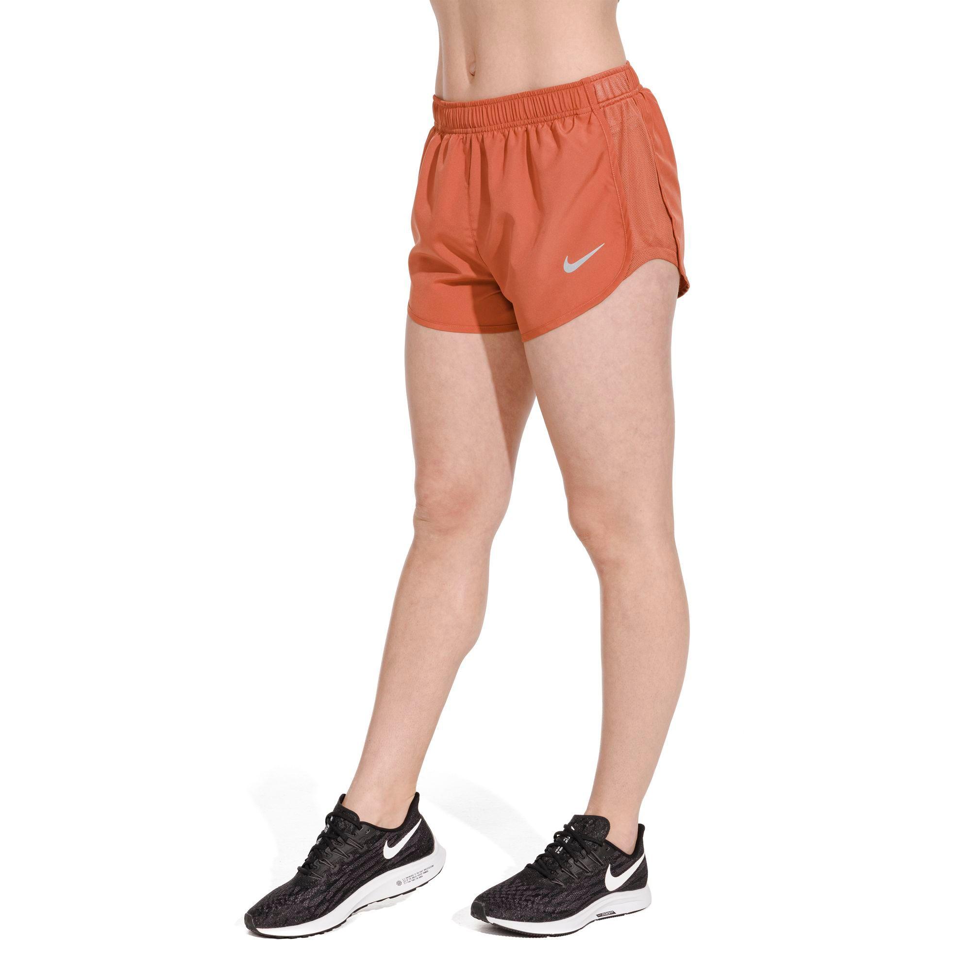 peach nike running shorts