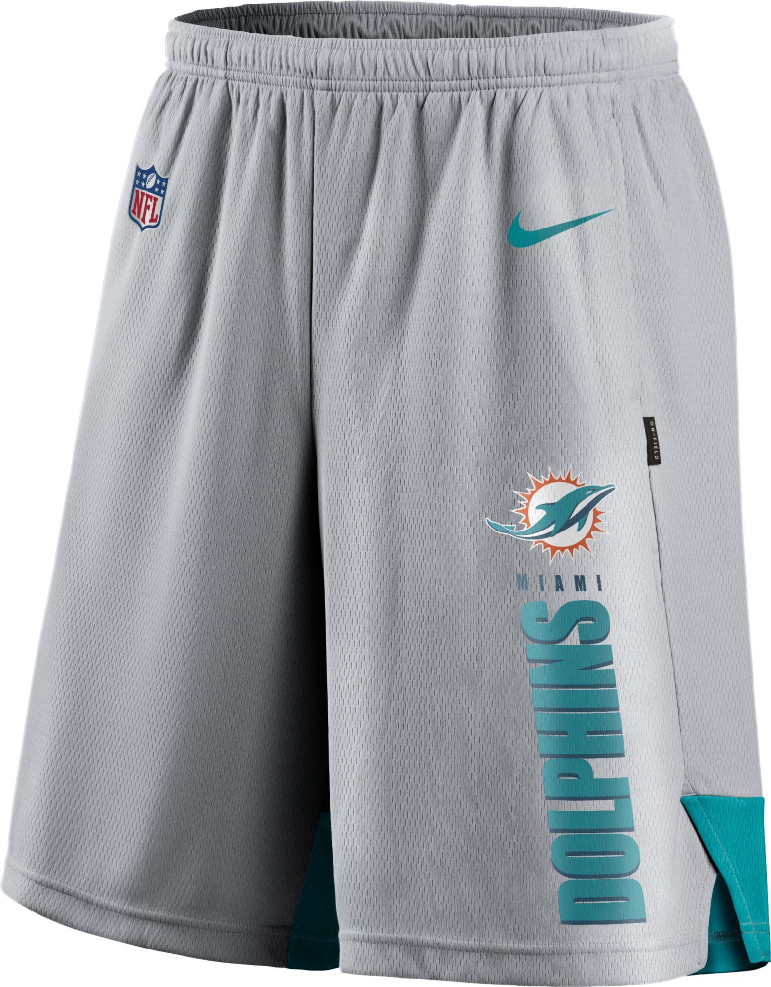 Nike Miami Dolphins Player Shorts in Gray for Men Lyst