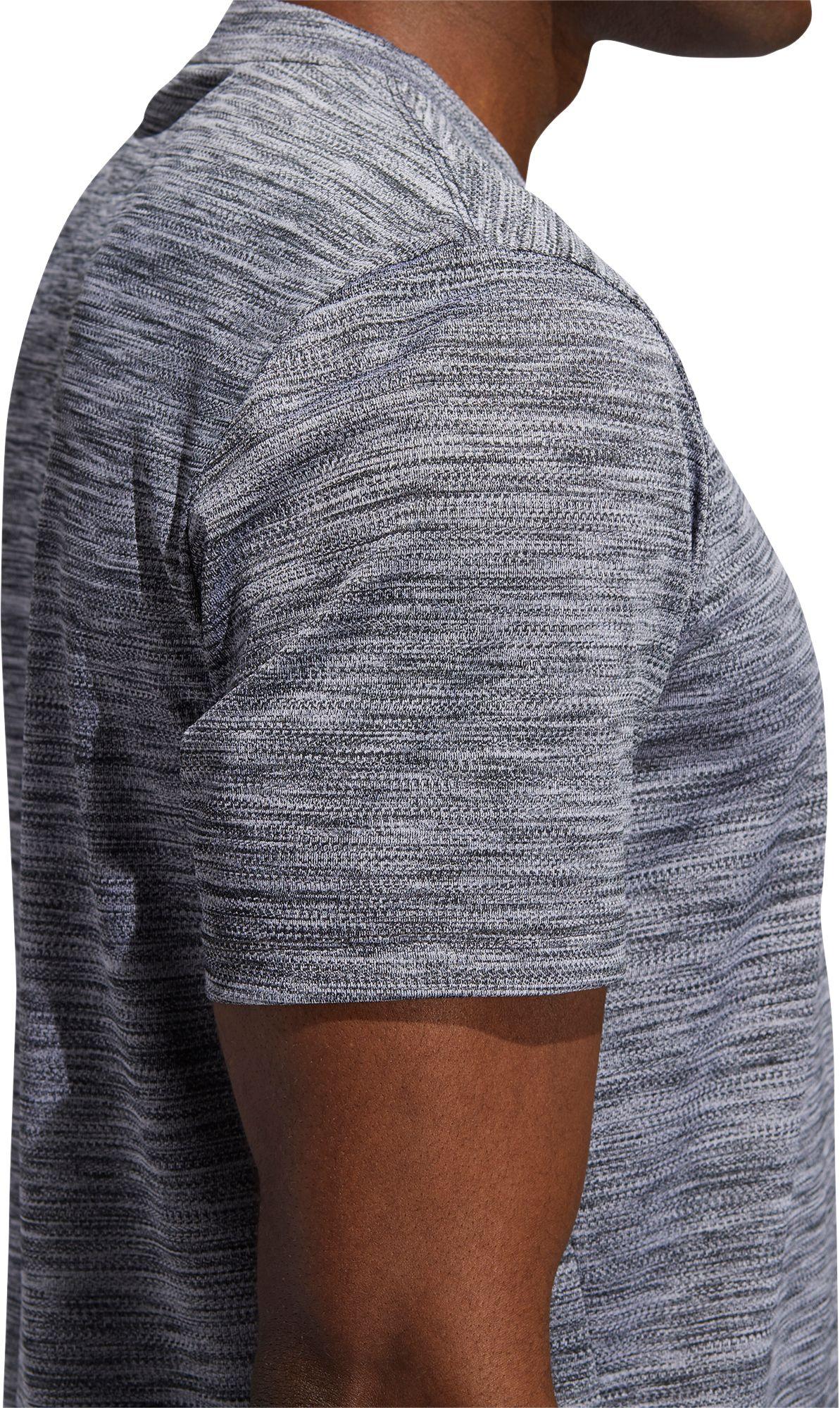 adidas Axis Tech Tshirt in Black Melange (Black) for Men Lyst