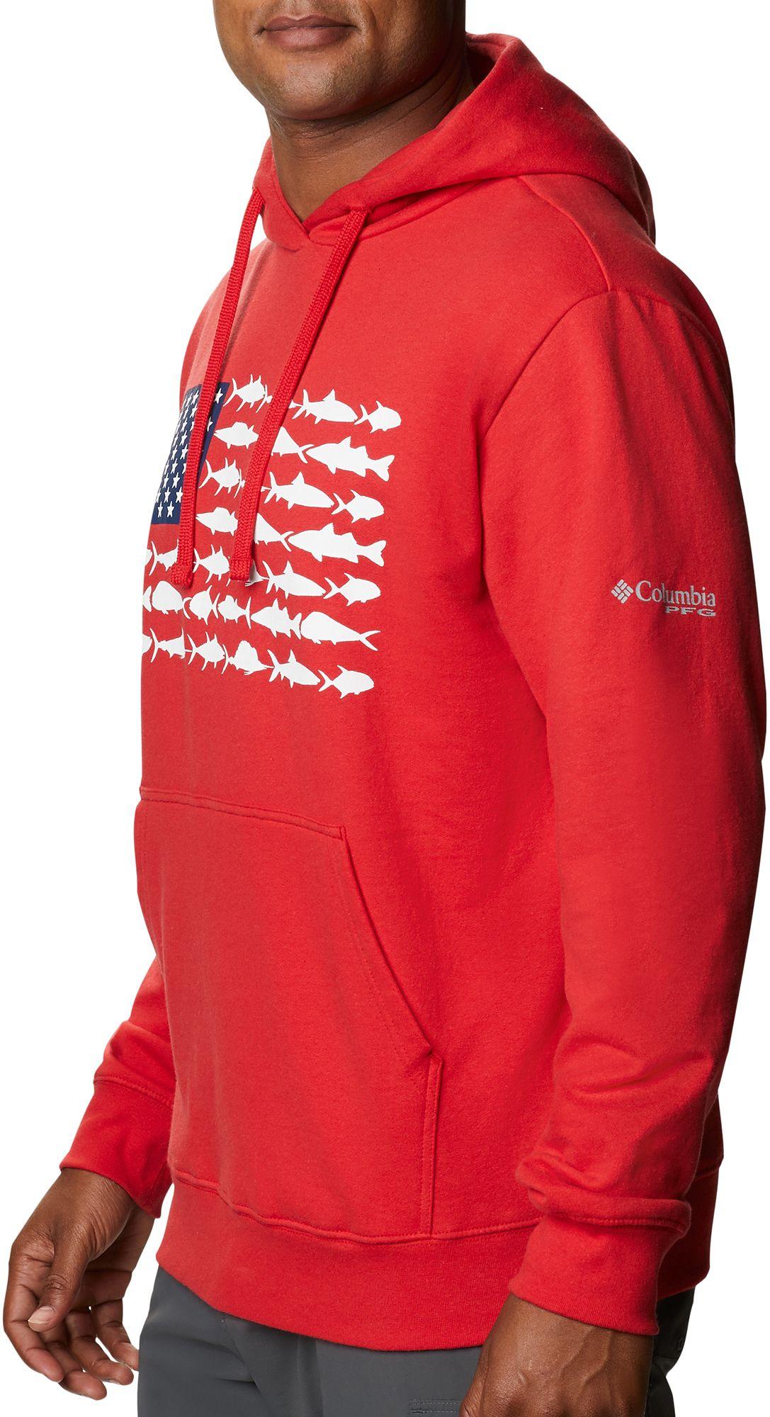 Columbia pfg fish flag hoodie Clearance