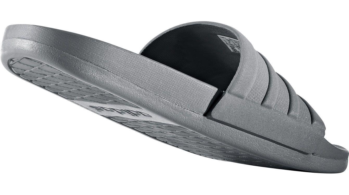 adilette cloudfoam plus mono slides grey