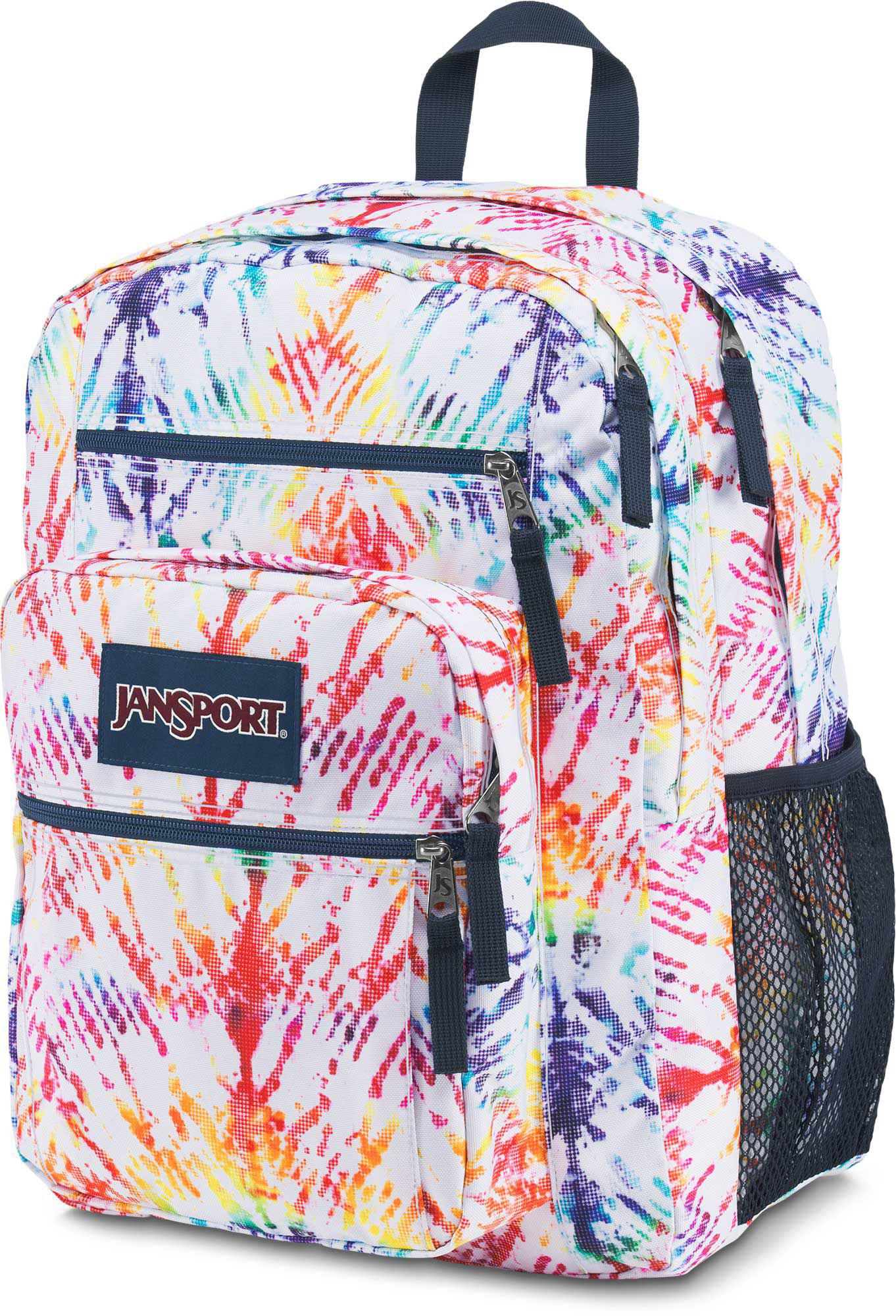 jansport rainbow tie dye backpack