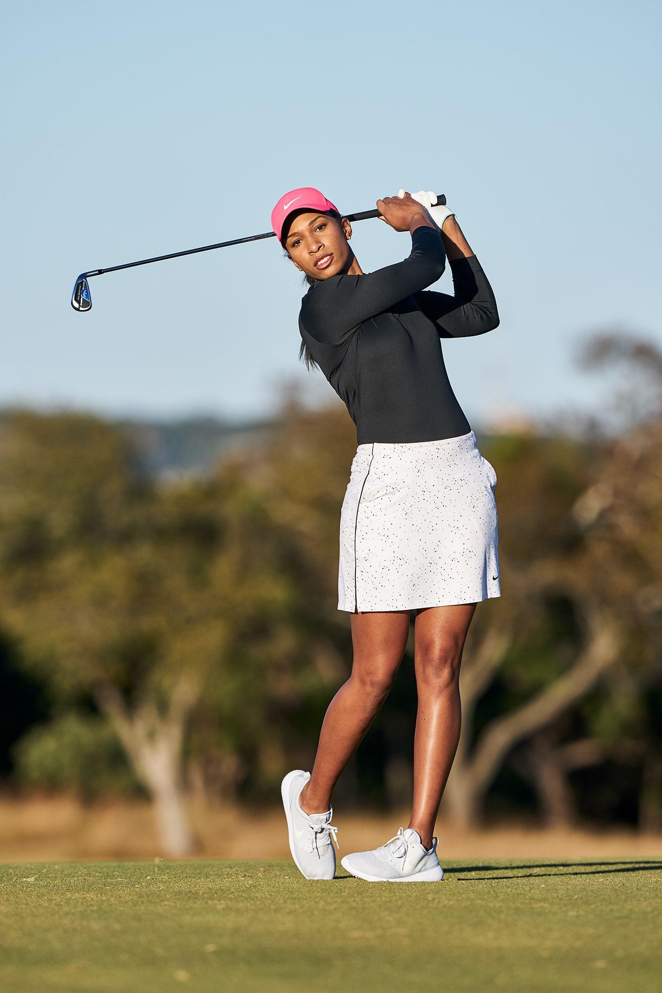 Nike Uv Long Sleeve Golf Bodysuit in Black Lyst