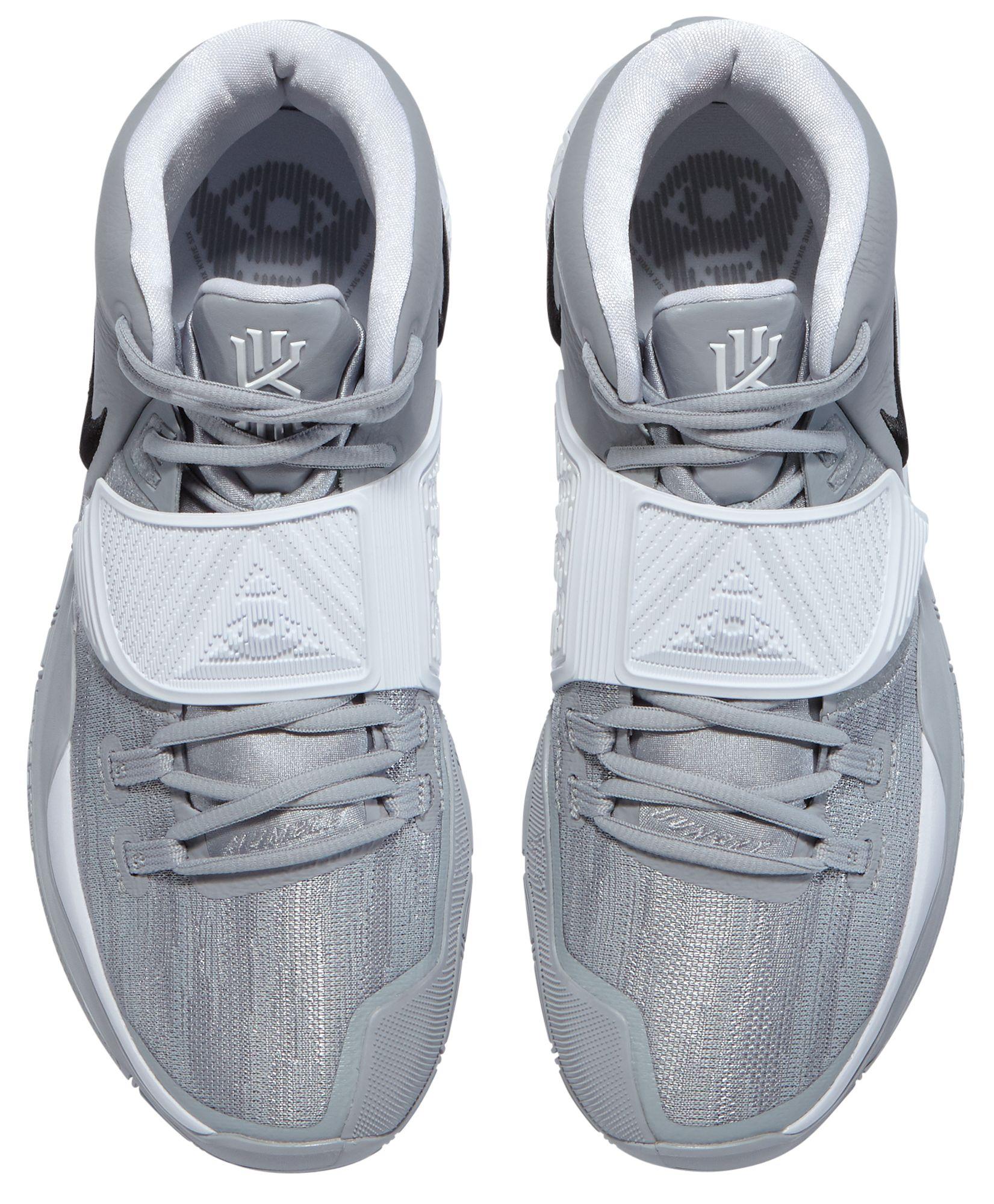 nike kyrie 6 basketball shoes black and white