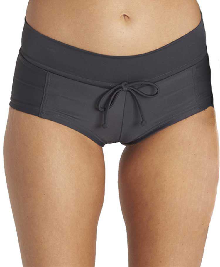 Billabong Sol Searcher Boyshort Bikini Bottoms in Black Lyst