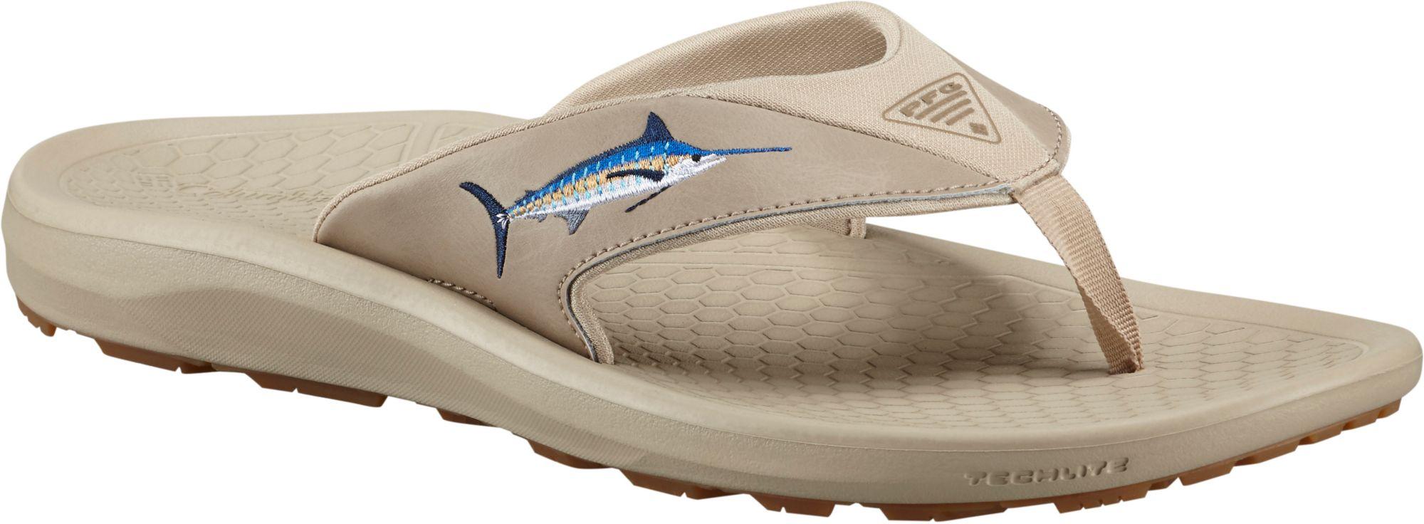 columbia fish flip flops