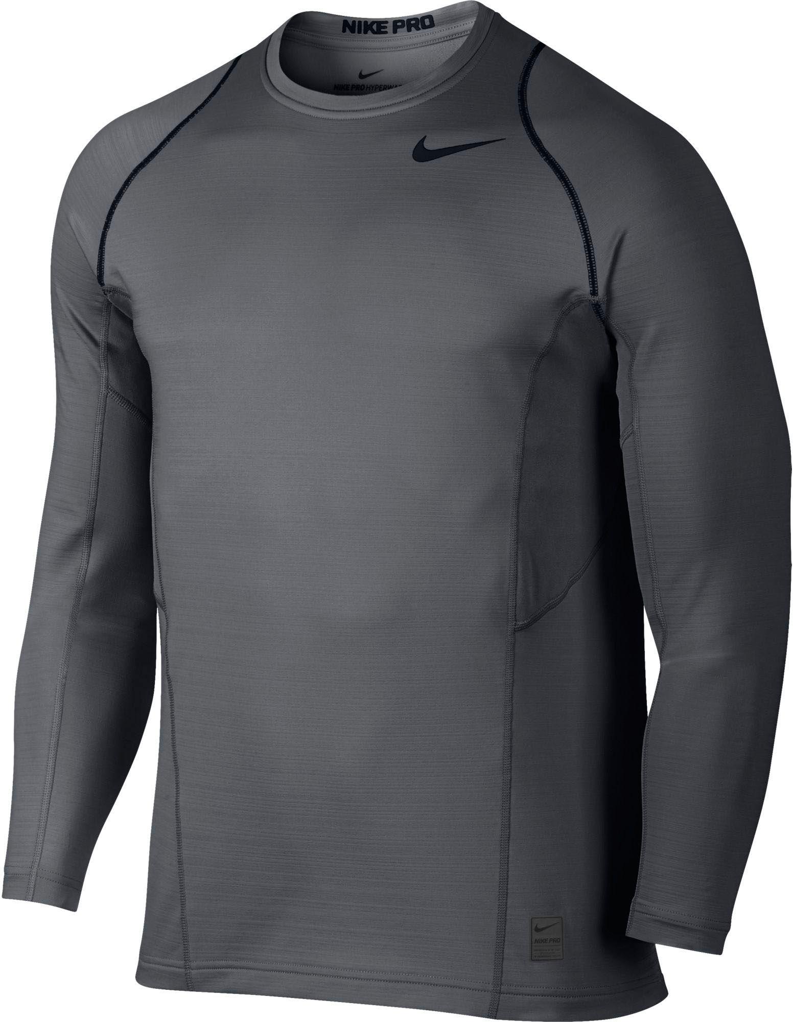 nike pro hyperwarm fitted long sleeve