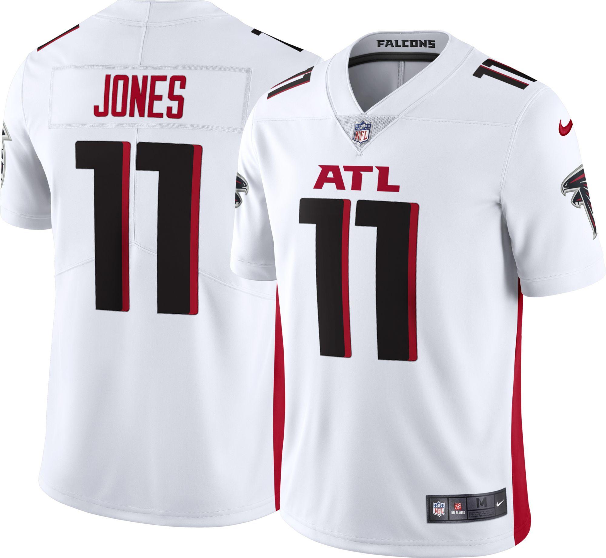 Nike Satin Atlanta Falcons Julio Jones #11 White Limited ...