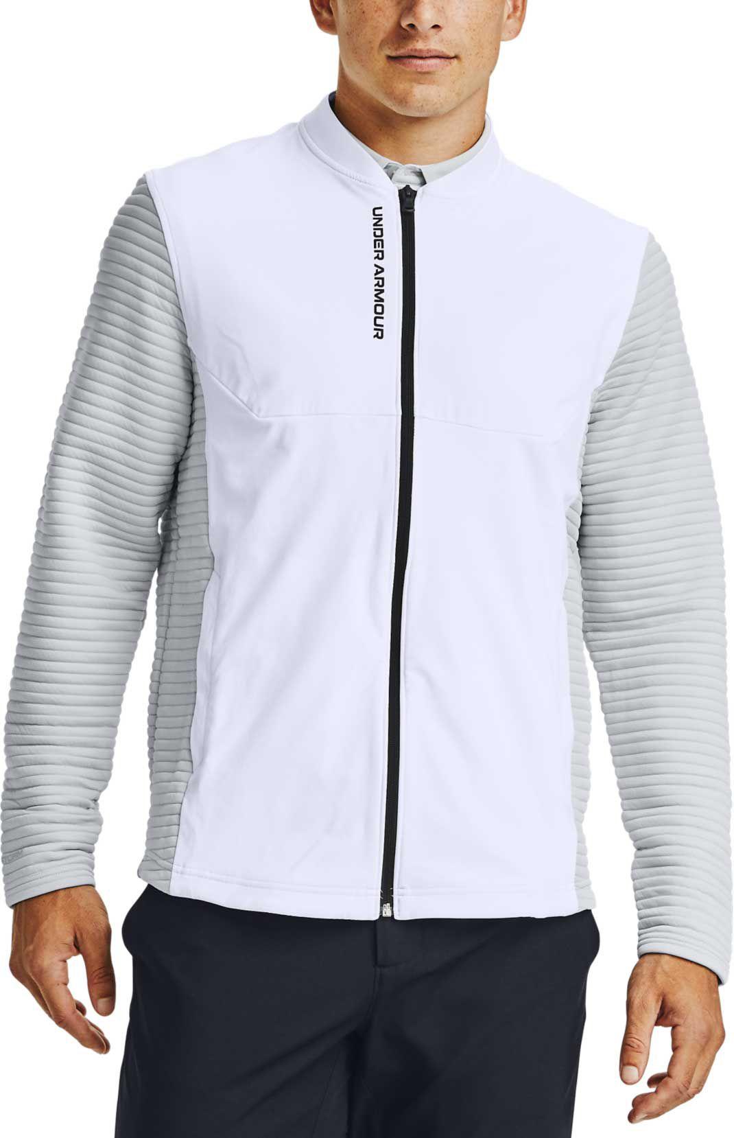 Under Armour Storm Evolution Daytona Full Zip Jacket in White for Men | Lyst