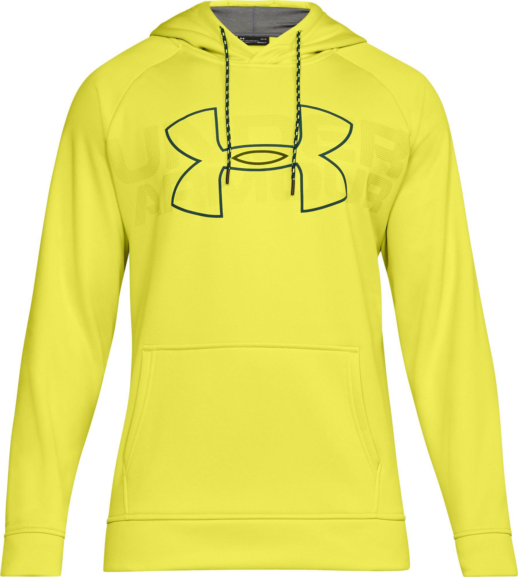 yellow under armour hoodie