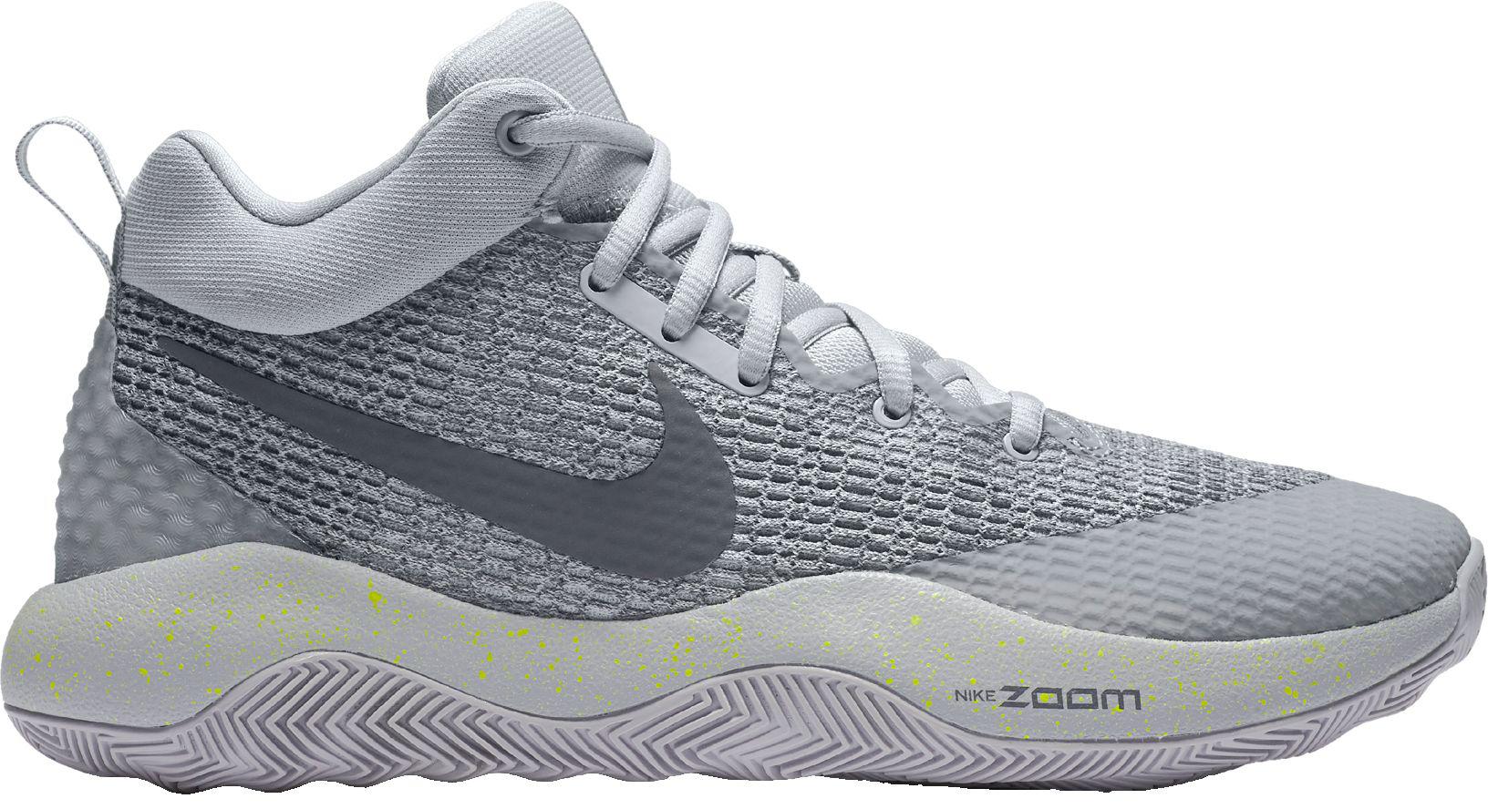 Nike Rubber Zoom Rev 2017 Basketball Shoes in Gray for Men Lyst