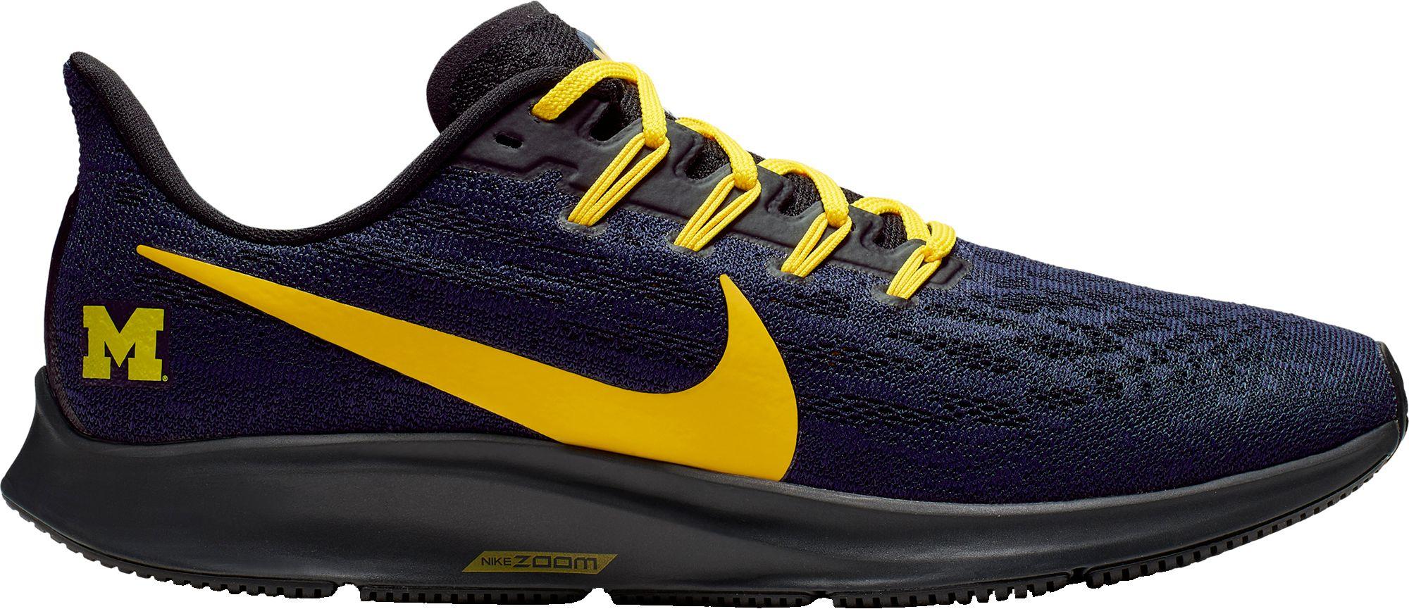 Nike Michigan Air Zoom Pegasus 36 Running Shoes in Navy/Gold (Blue) for Men  - Lyst