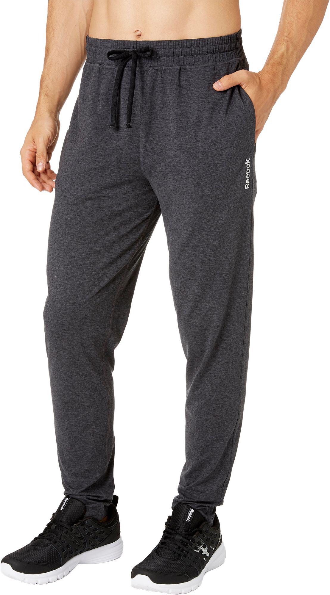 Reebok Synthetic 24/7 Jersey Tapered Pants for Men - Lyst