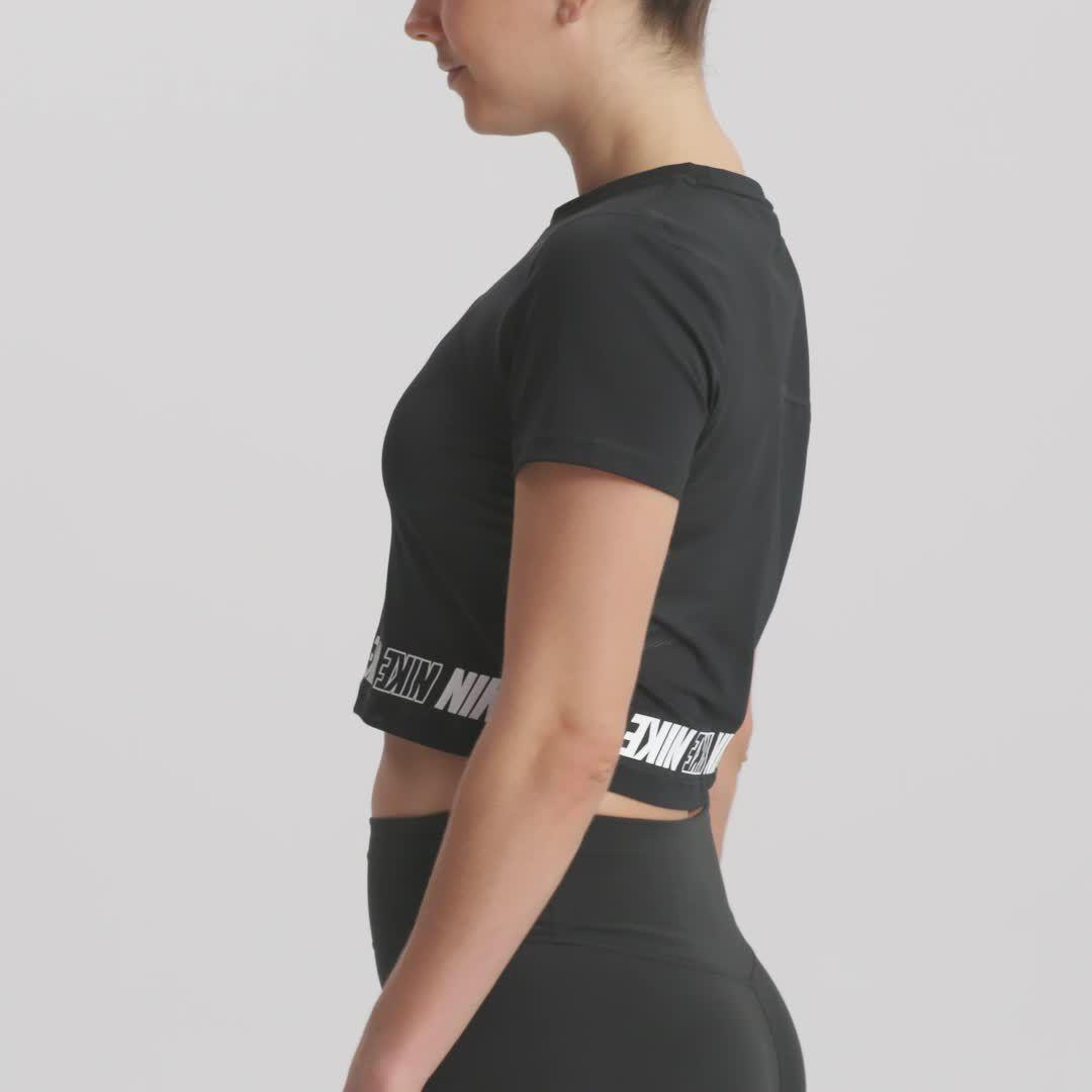 nike women's pro sport distort training top