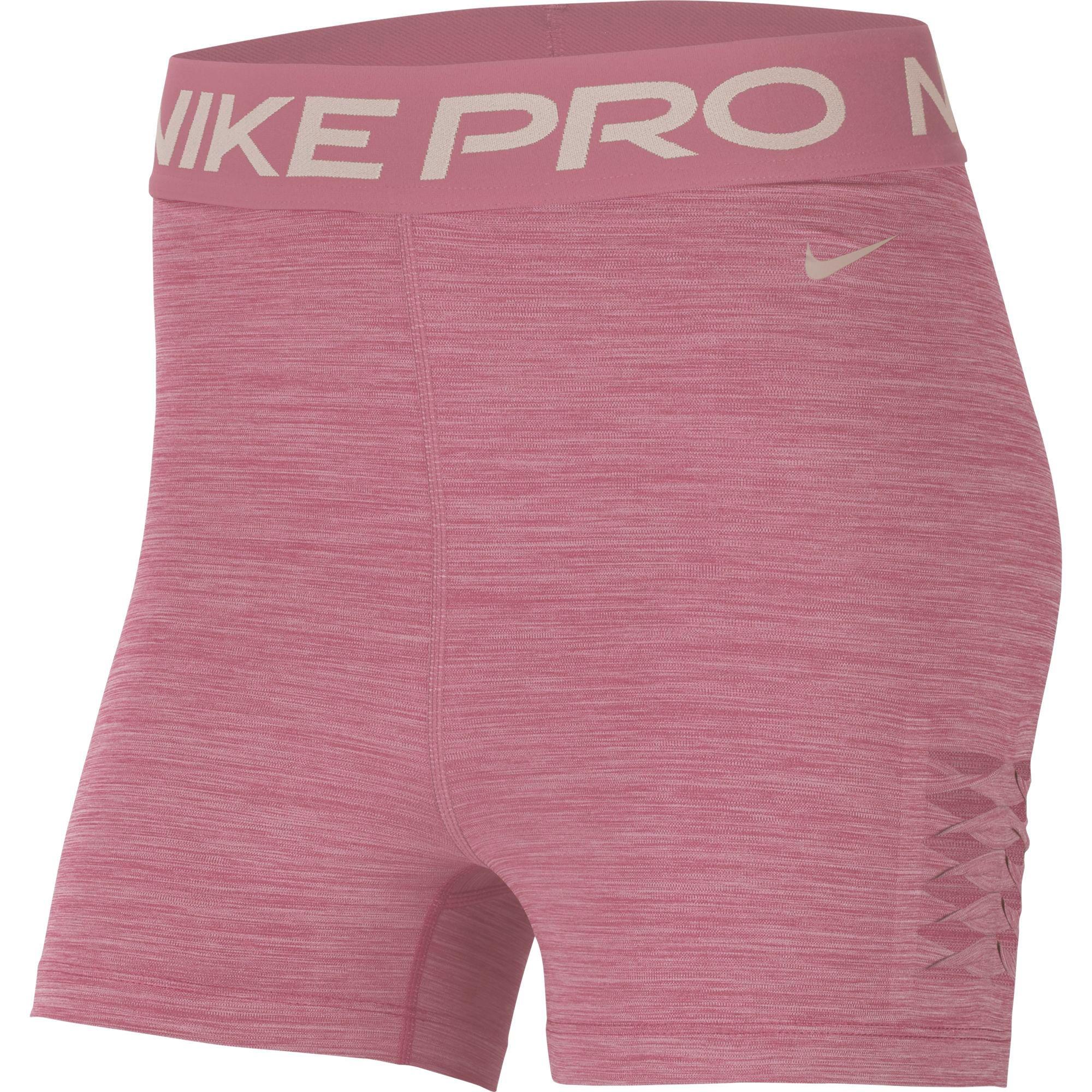 nike pink pro shorts