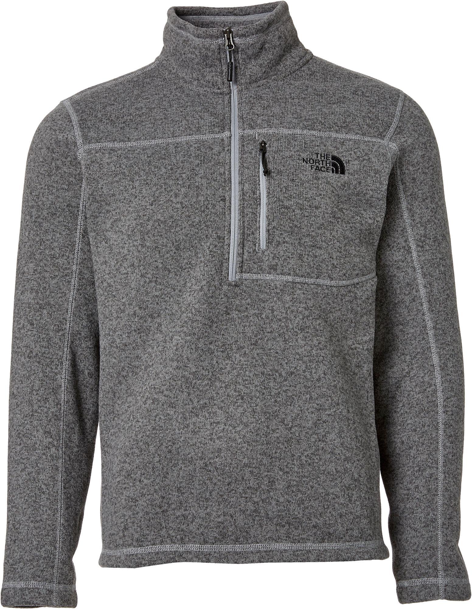 The North Face Gordon Lyons Quarter Zip Fleece Pullover in Gray for Men ...