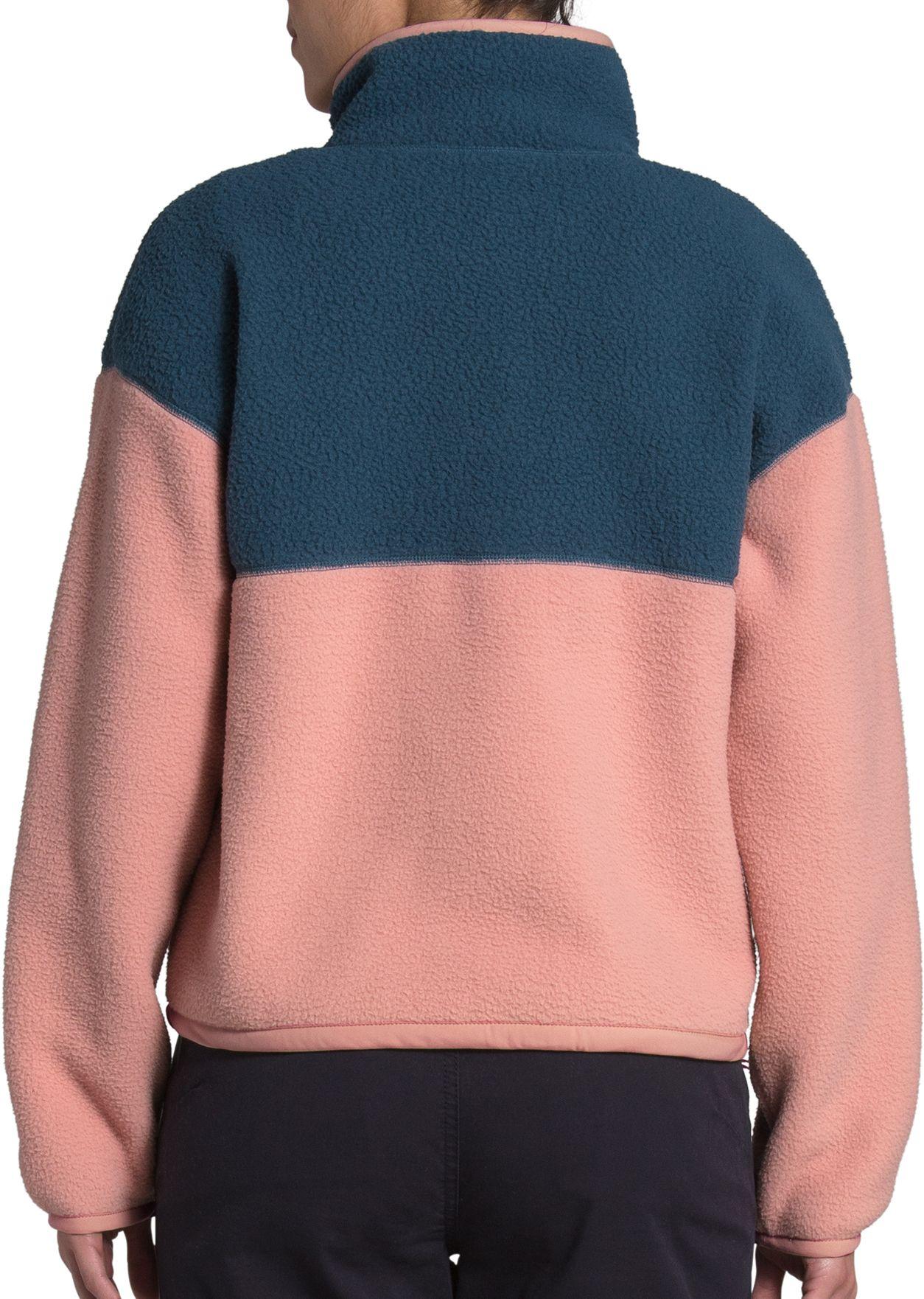 the north face cragmont fleece half snap sweatshirt