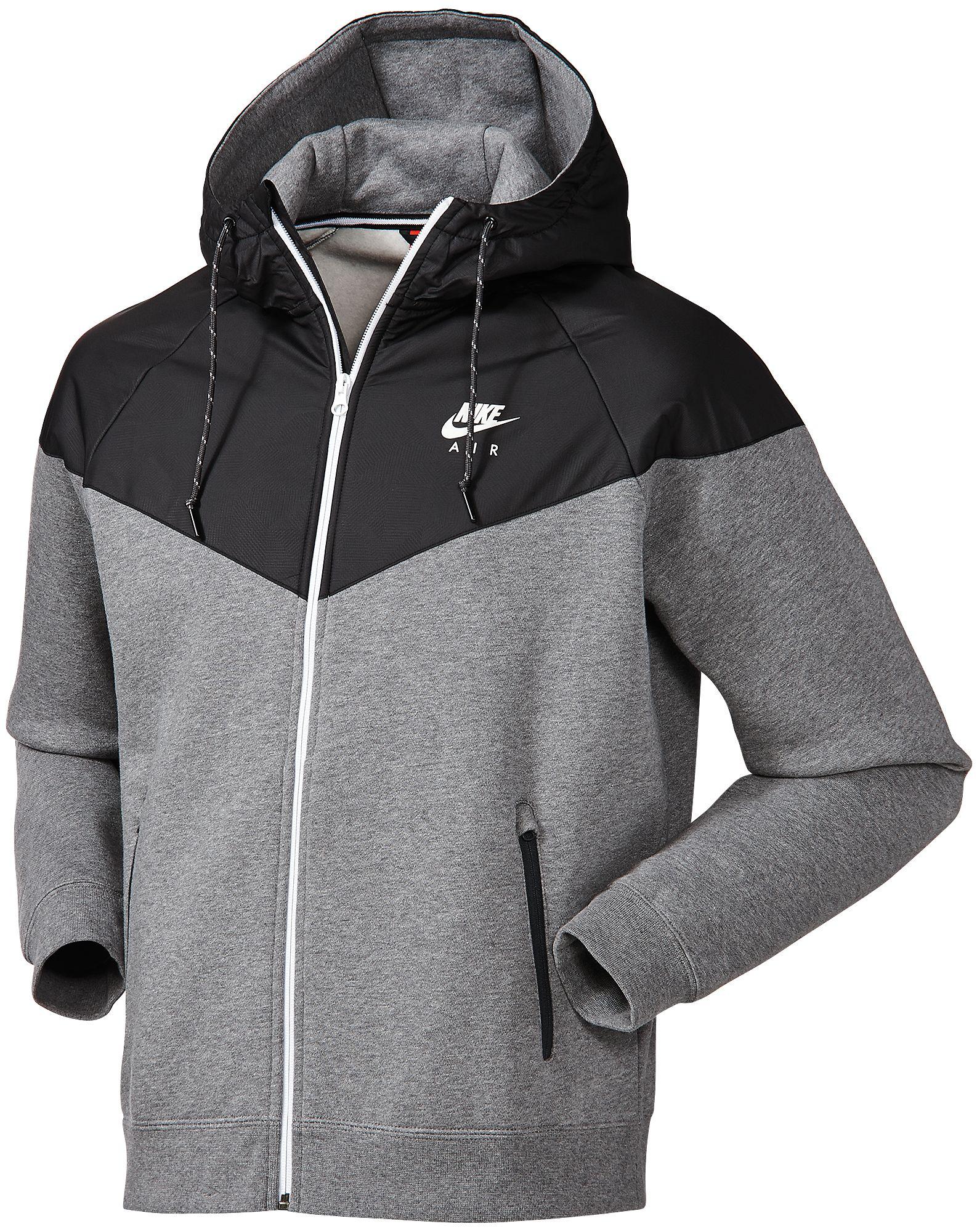 Nike Fleece Windrunner Hybrid Full Zip Hoodie in Carbon Heather (Gray) for  Men - Lyst