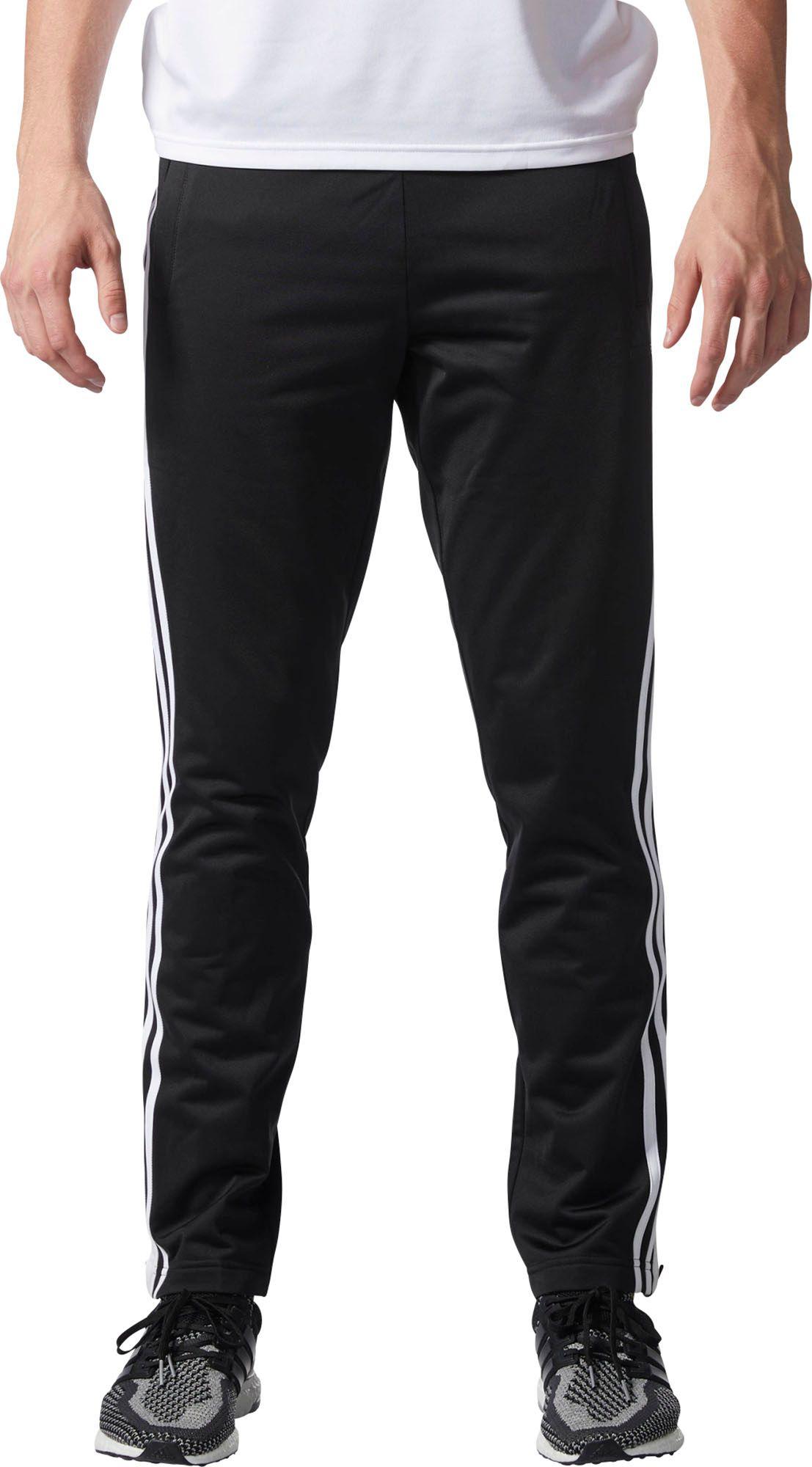 adidas Essentials Tricot Zipper Pants in Black/White (Black) for Men | Lyst
