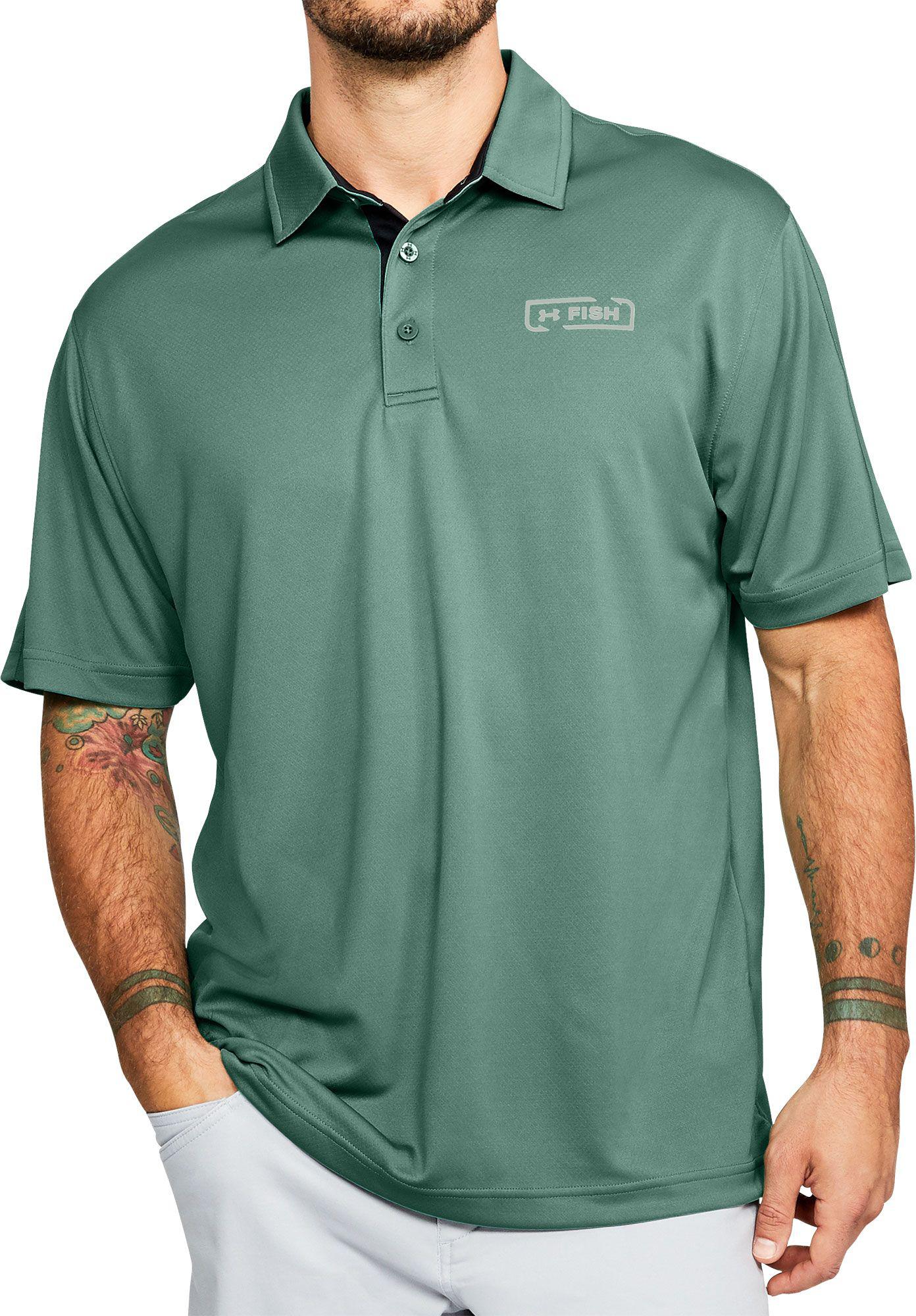 under armour fishing polo