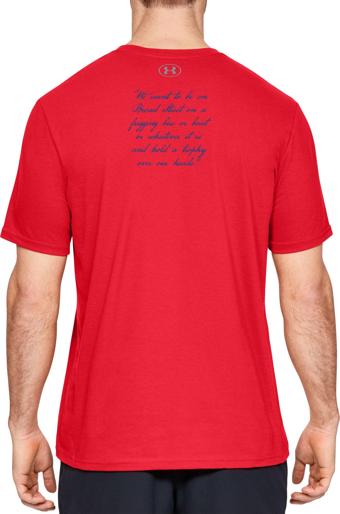 Download Under Armour Ryce Harper Philly Loaded T-shirt in Red for ...