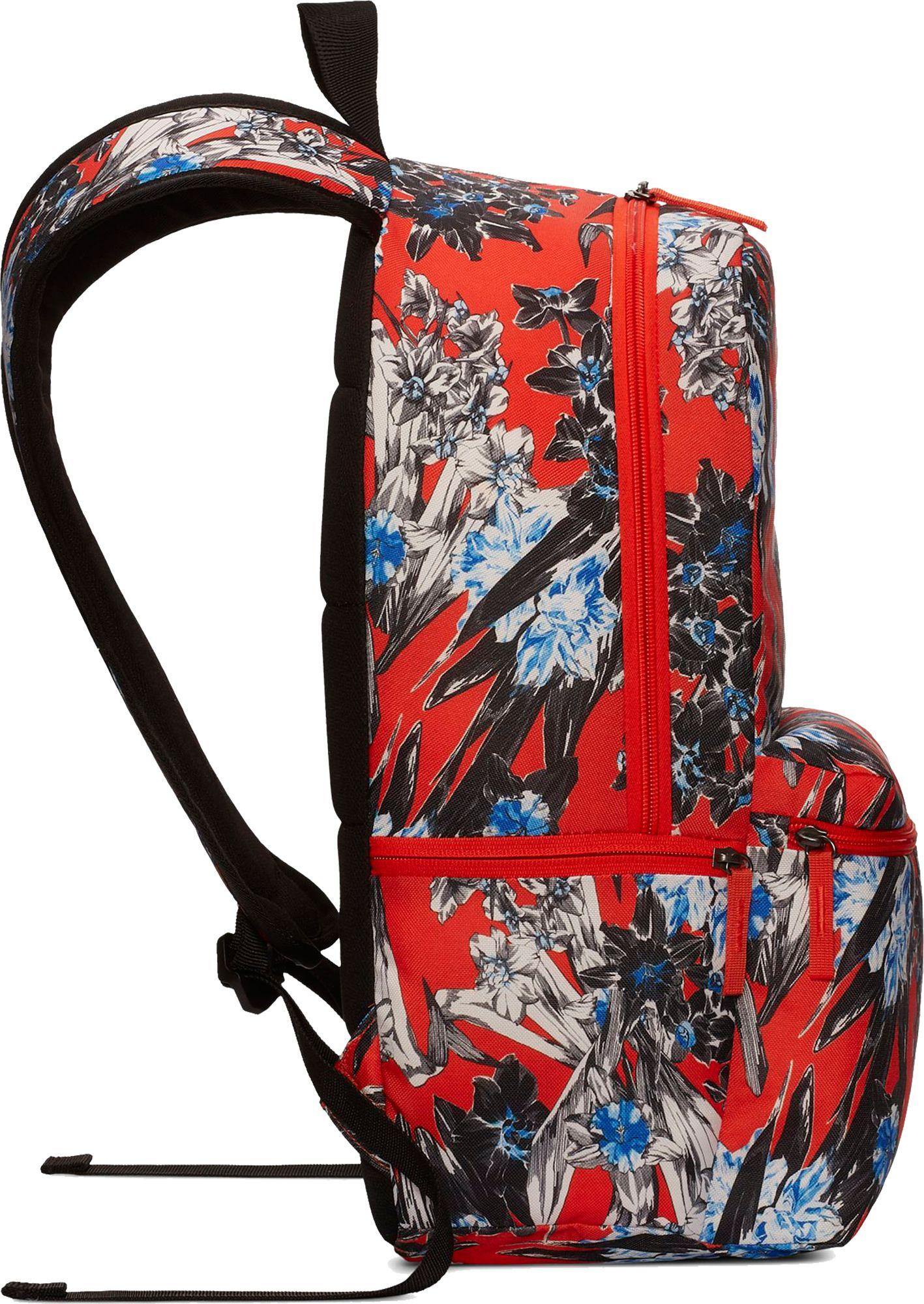 nike heritage floral backpack