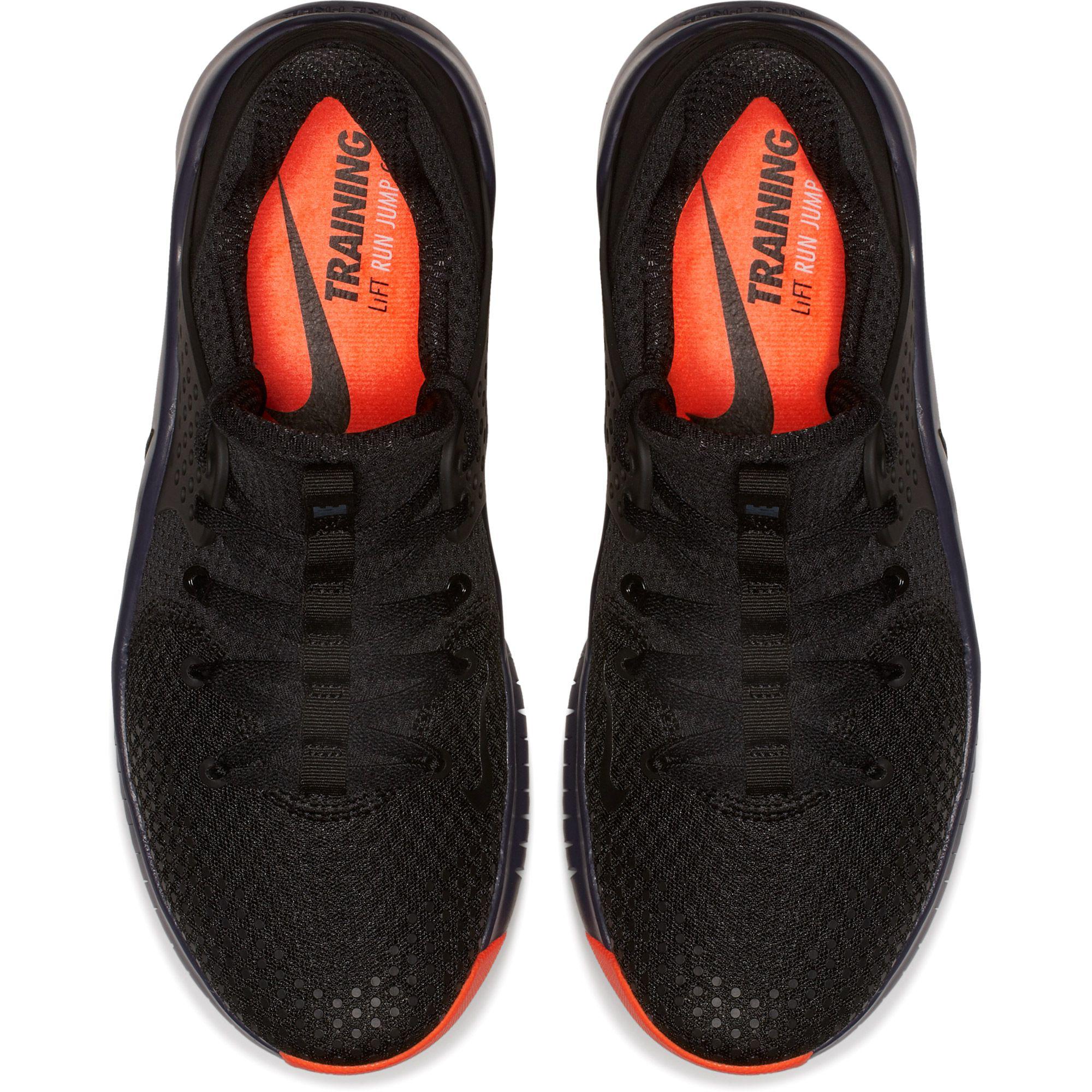 orange nike training shoes