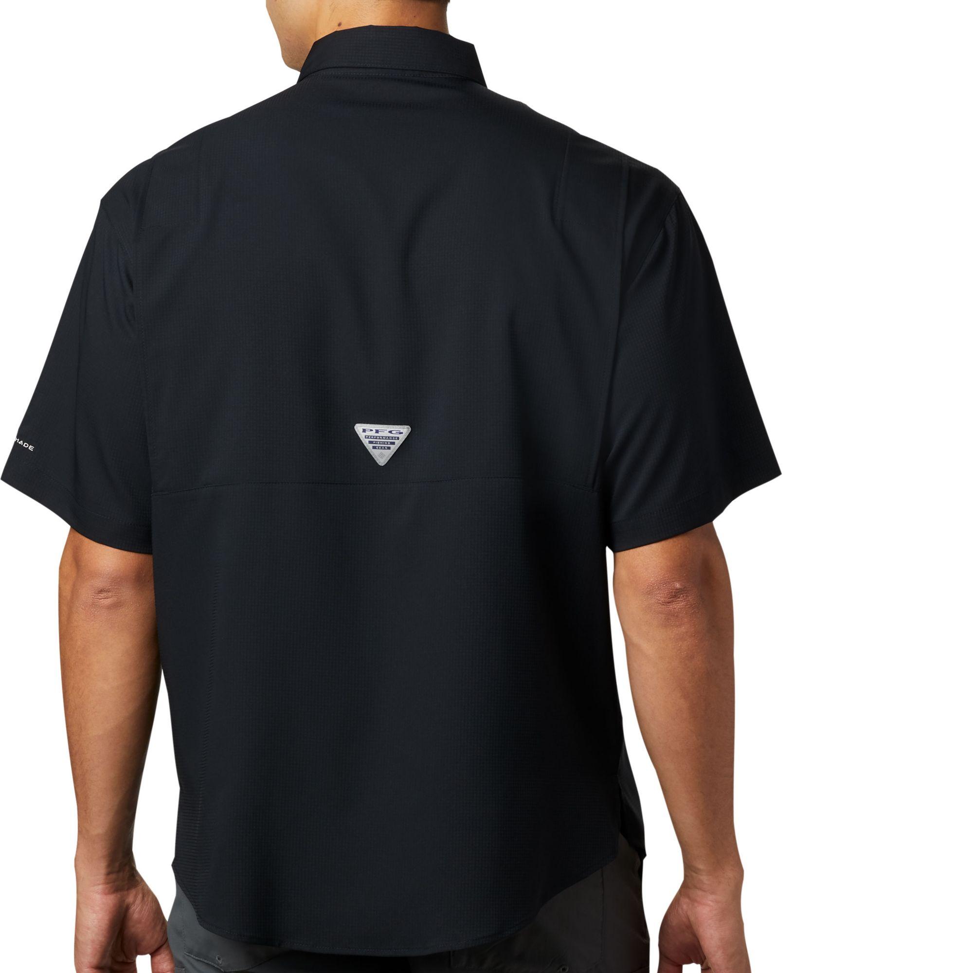 Columbia Tennessee Volunteers Tamiami Performance Black Shirt for Men