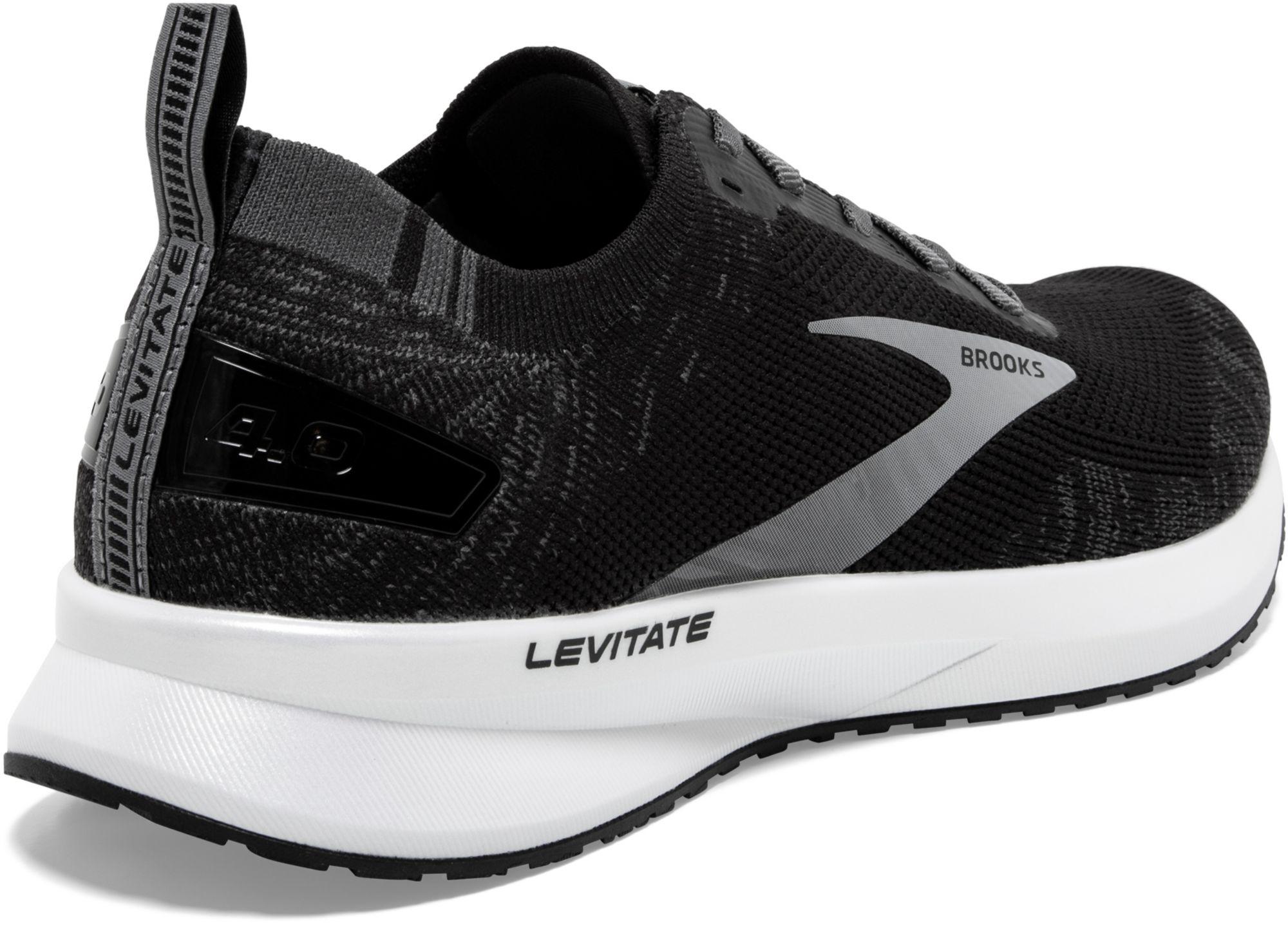Brooks Rubber Levitate 4 Running Shoes in Black/White (Black) Lyst