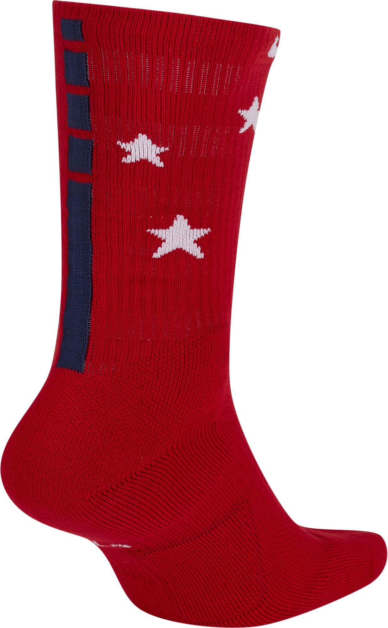 Nike Elite Basketball Crew Socks in Red for Men Lyst