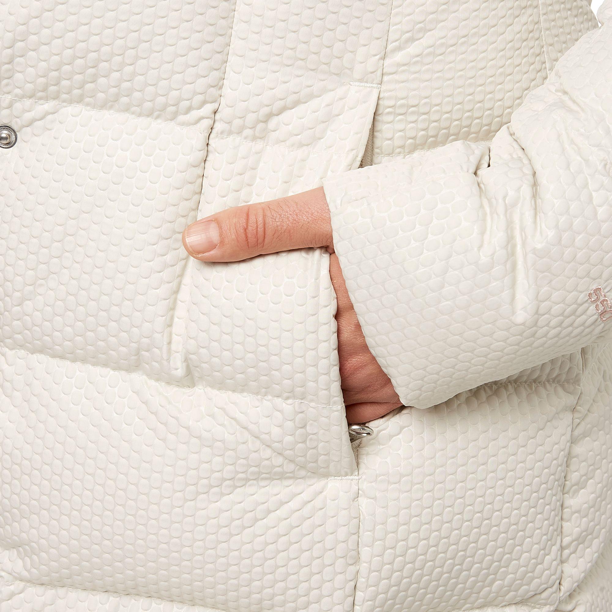 north face hey mama parkina vintage white